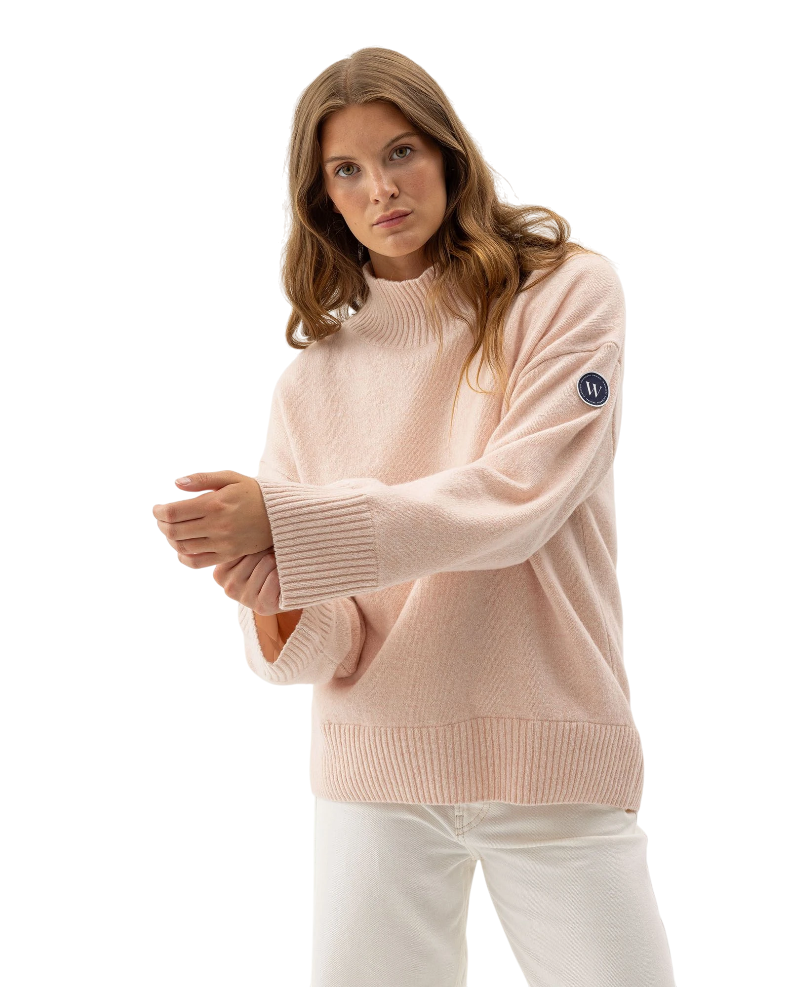 Margot Turtle Neck Windproof Jumper - Flamingo