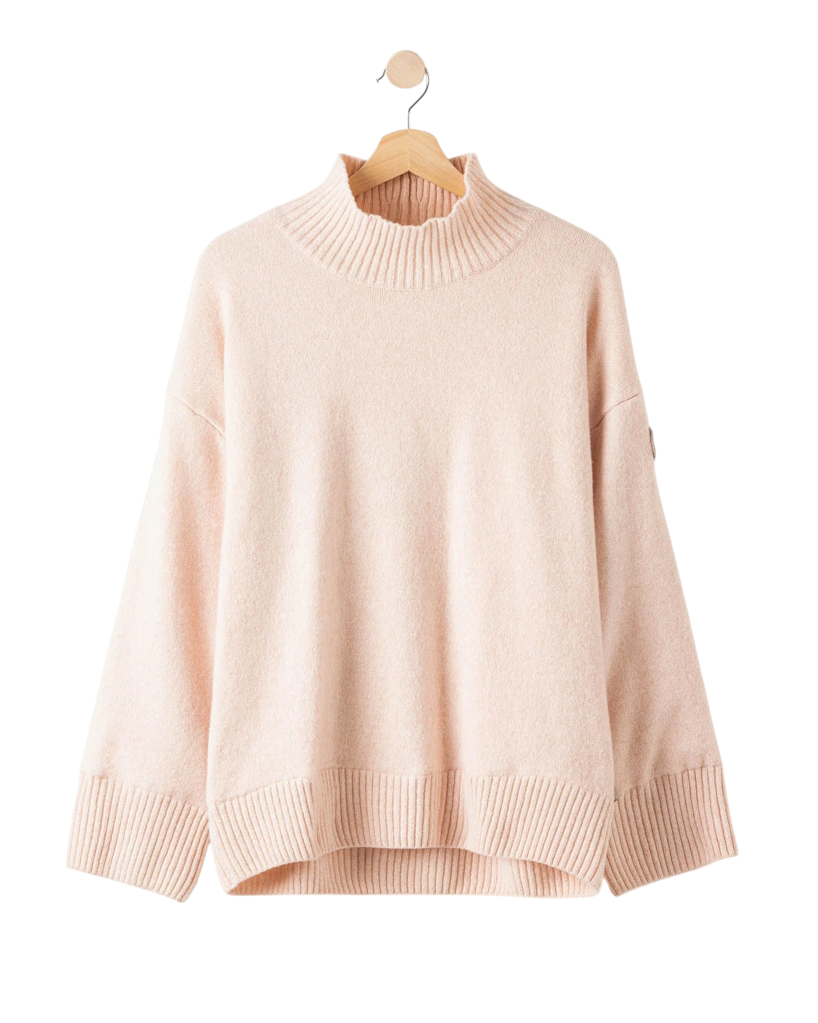 Margot Turtle Neck Windproof Jumper - Flamingo