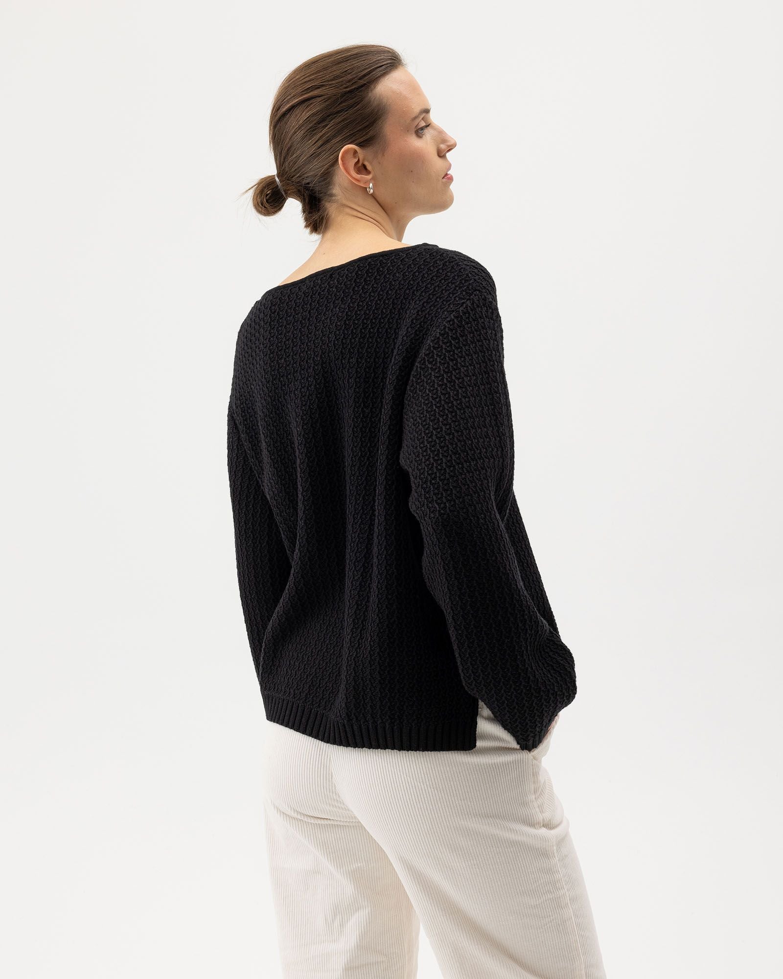 Nora Crew Neck Jumper - Black