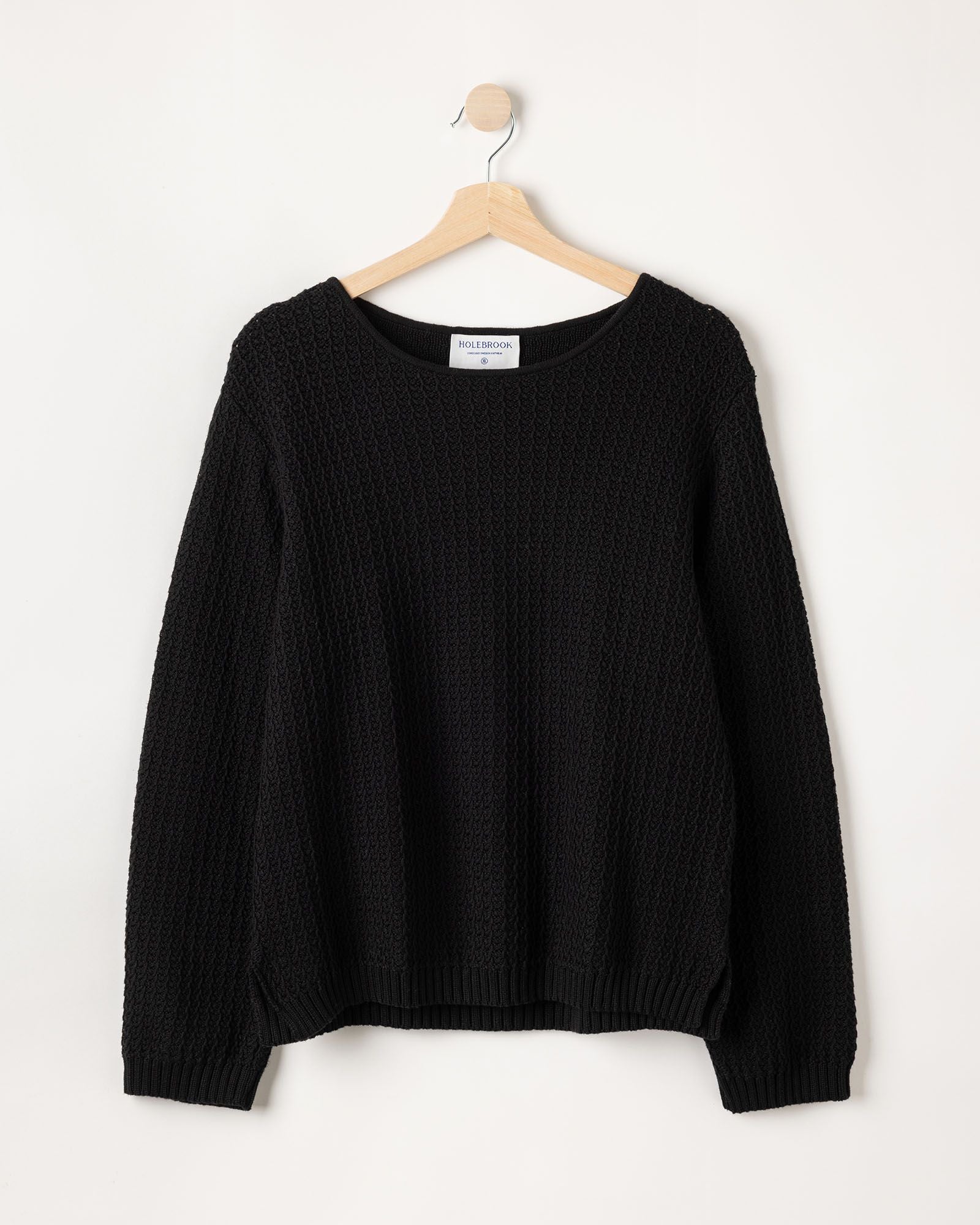 Nora Crew Neck Jumper - Black