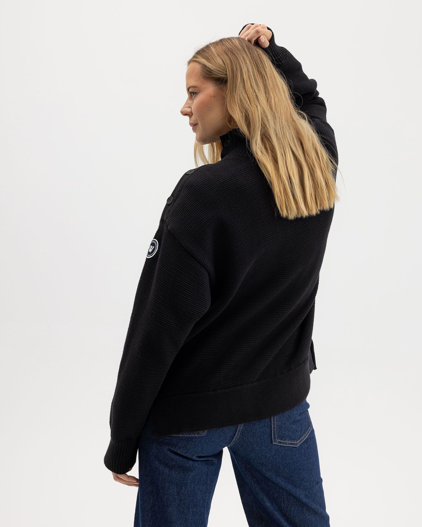 Paulina Windproof Jumper - Black