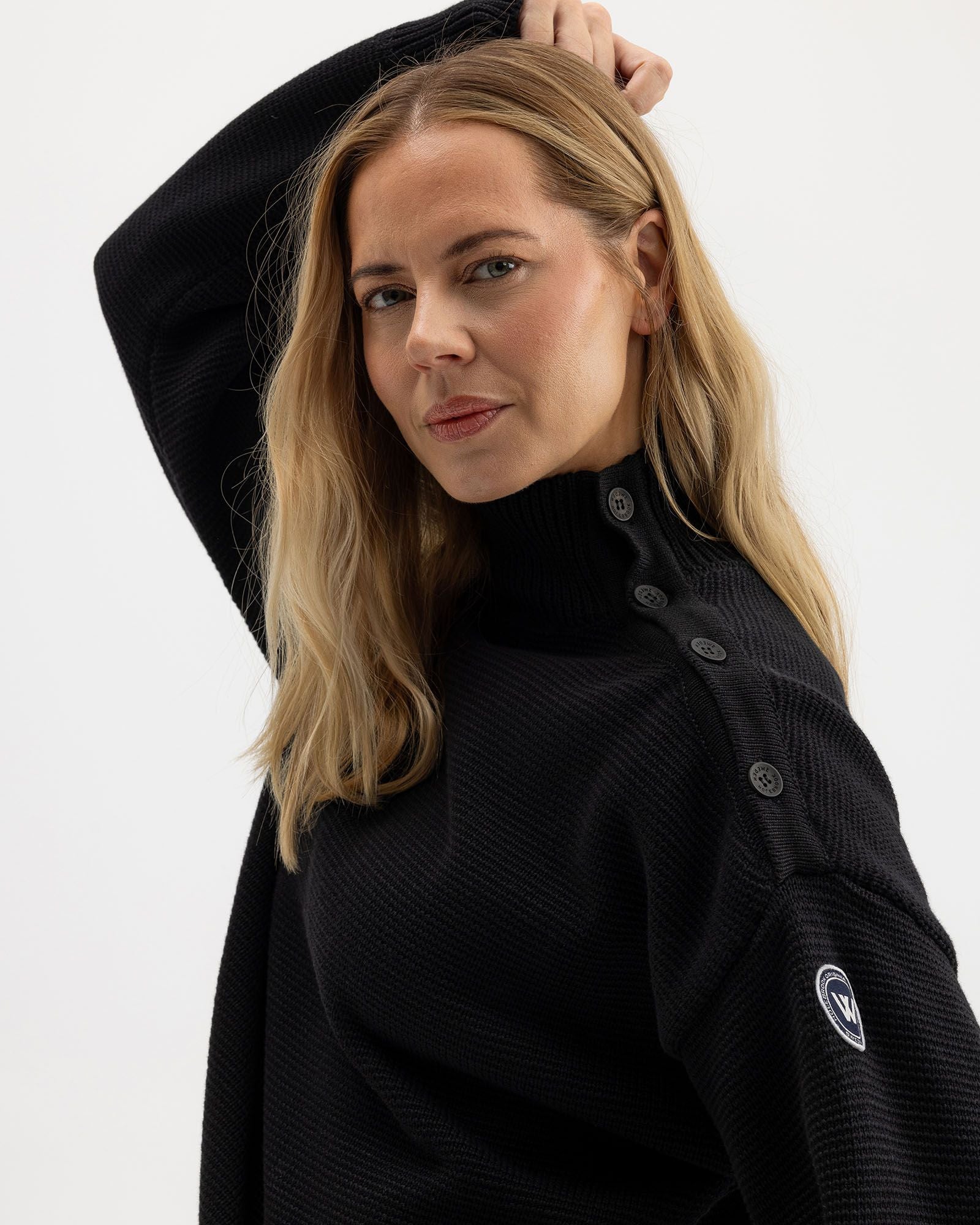 Paulina Windproof Jumper - Black