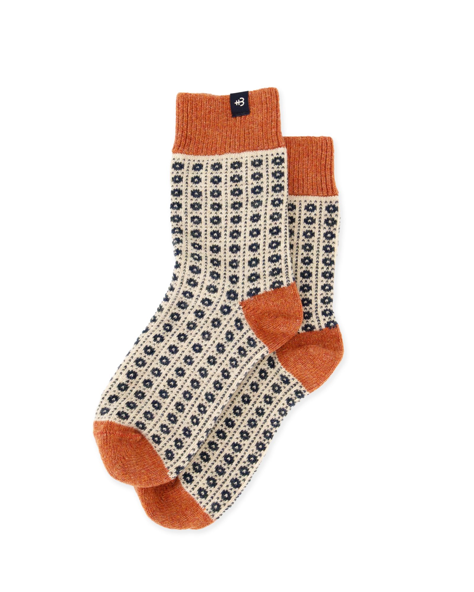 Vansbro Knitted Socks - Rose Dawn