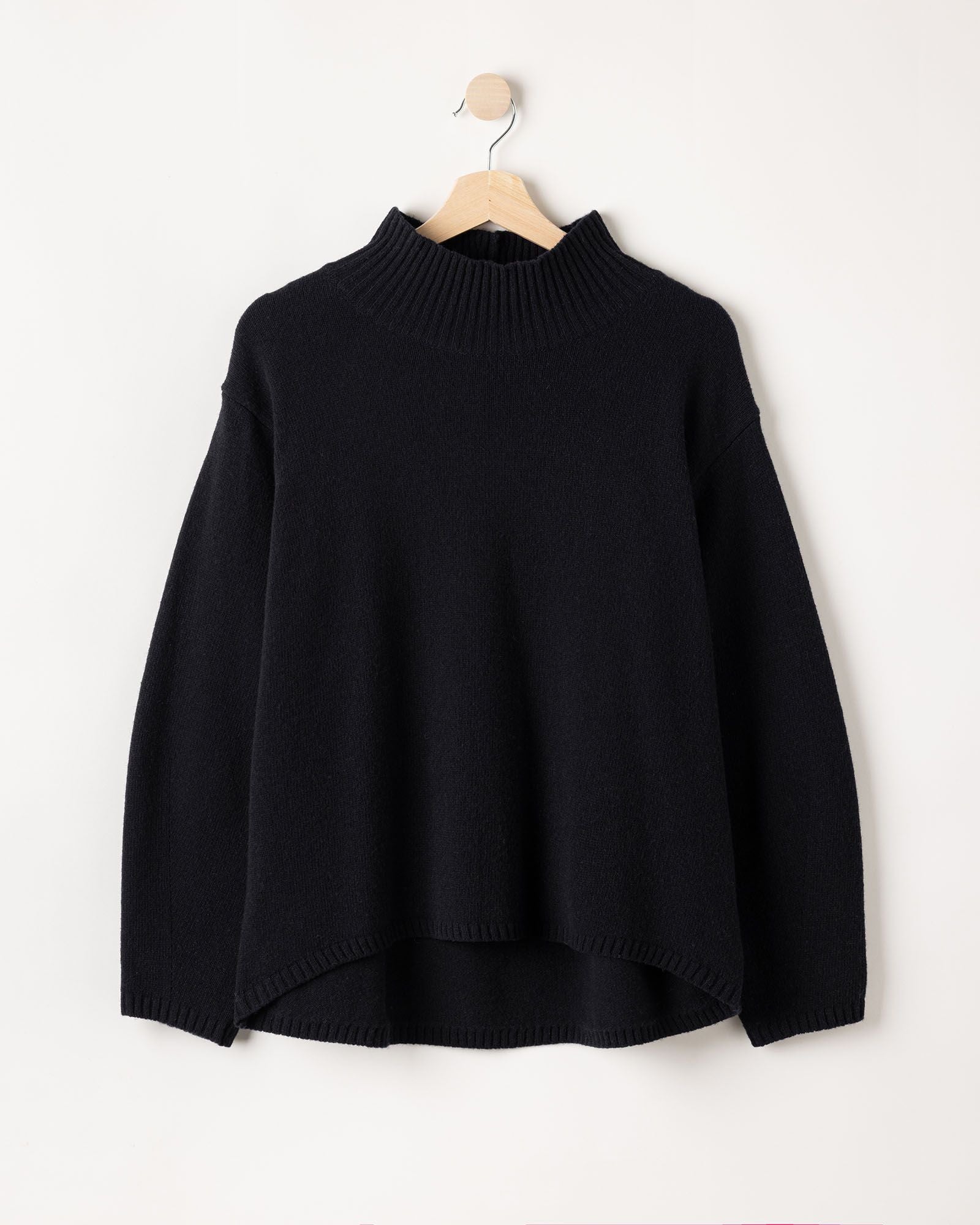 Veronika Turtle Neck Jumper - Black