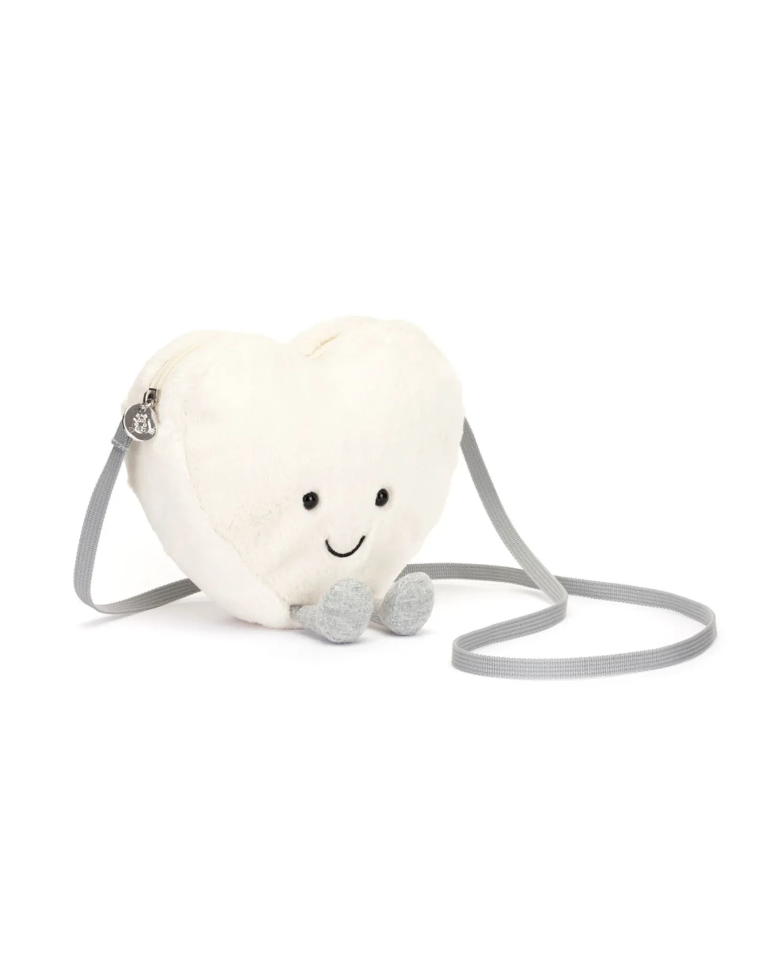 Amuseables Cream Heart Bag