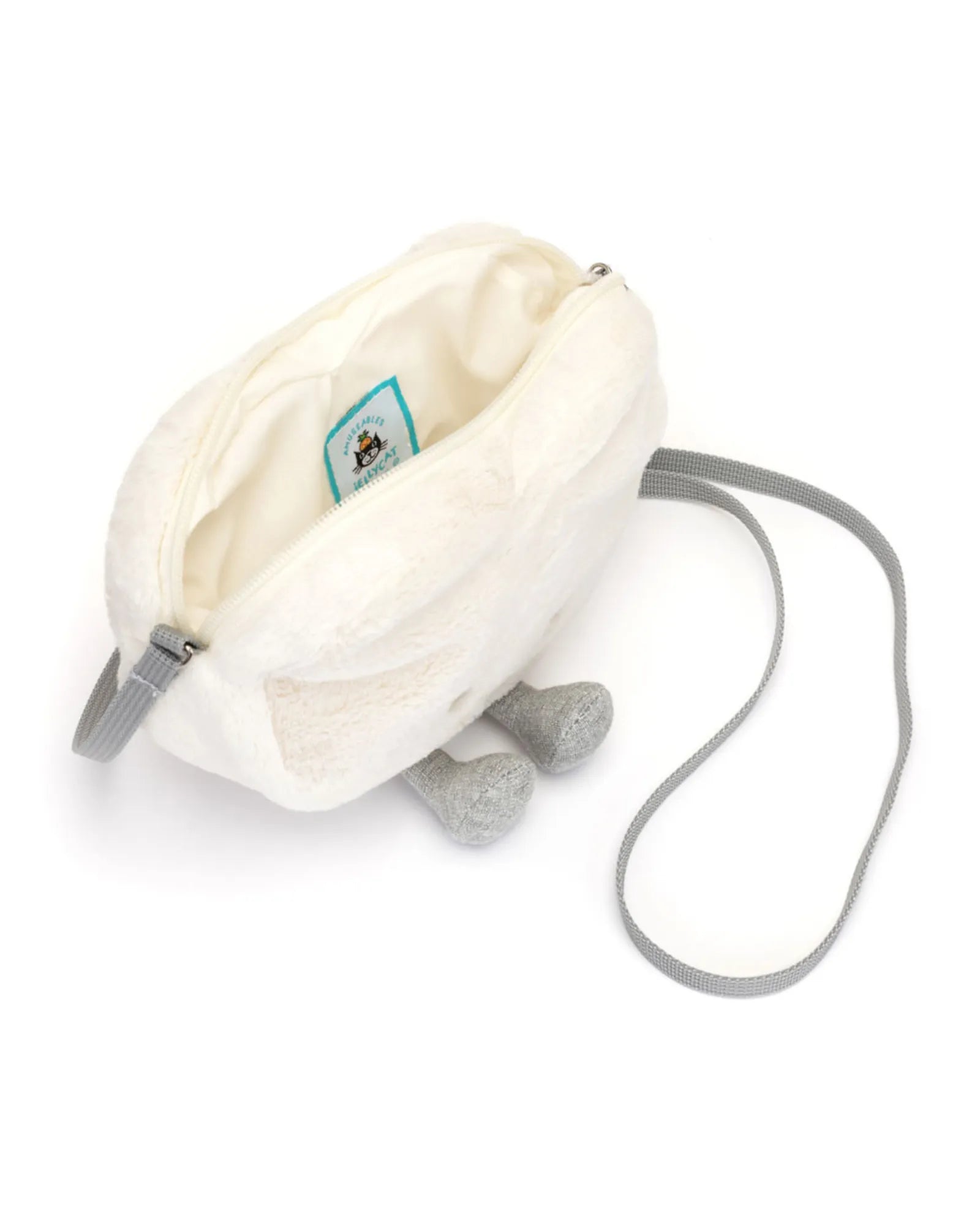 Amuseables Cream Heart Bag