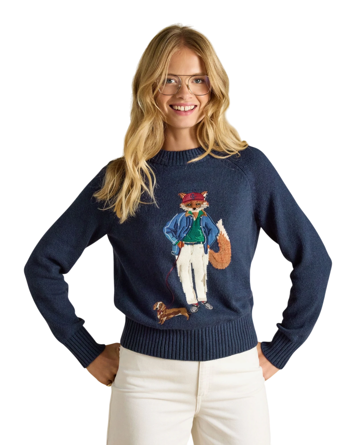 Jonty Fox Jumper - Navy