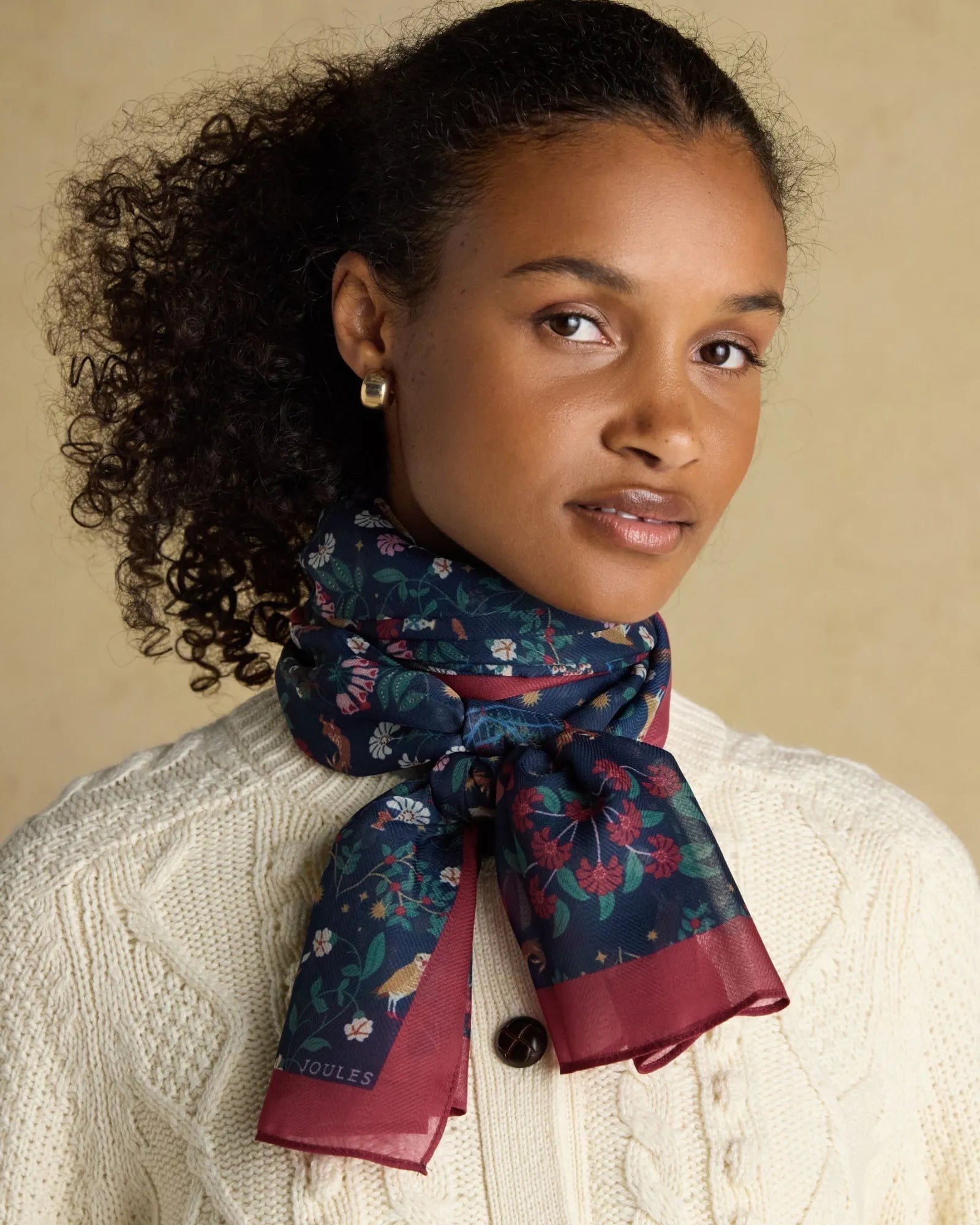 Abberton Scarf - Navy