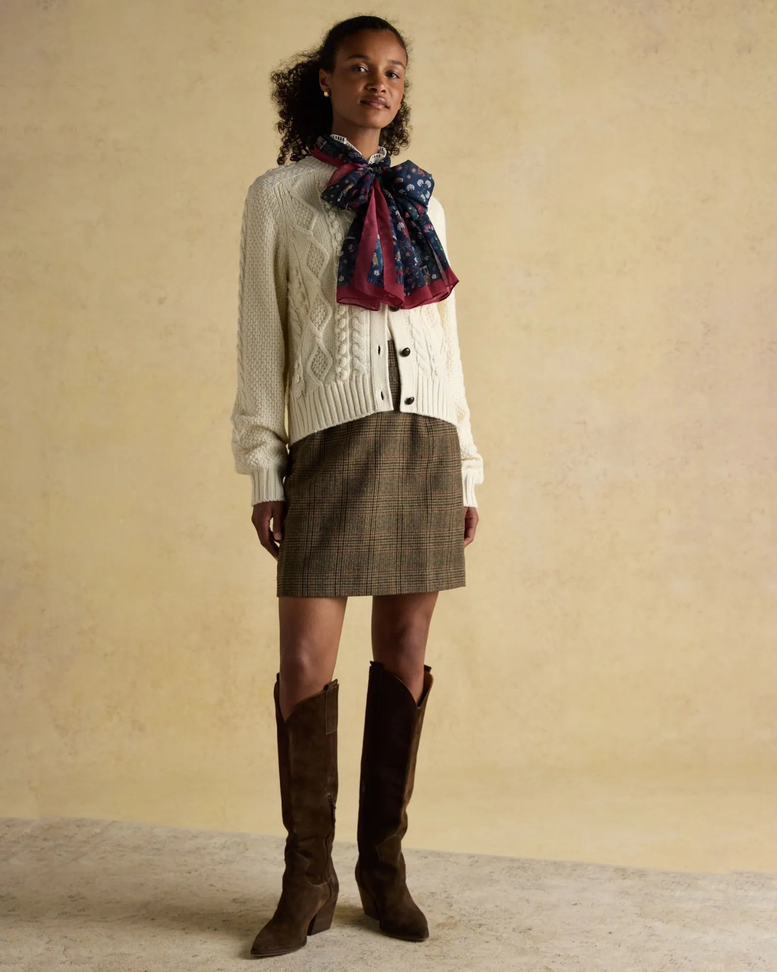 Abberton Scarf - Navy