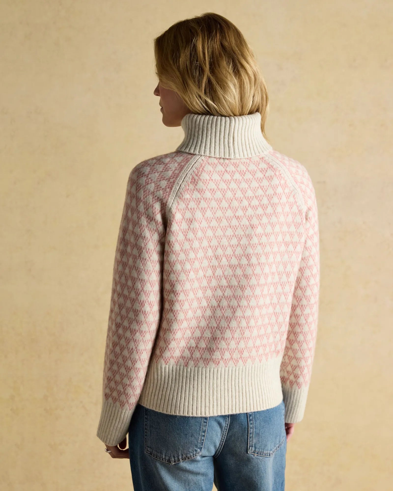 Addison Jumper - Pink/Cream