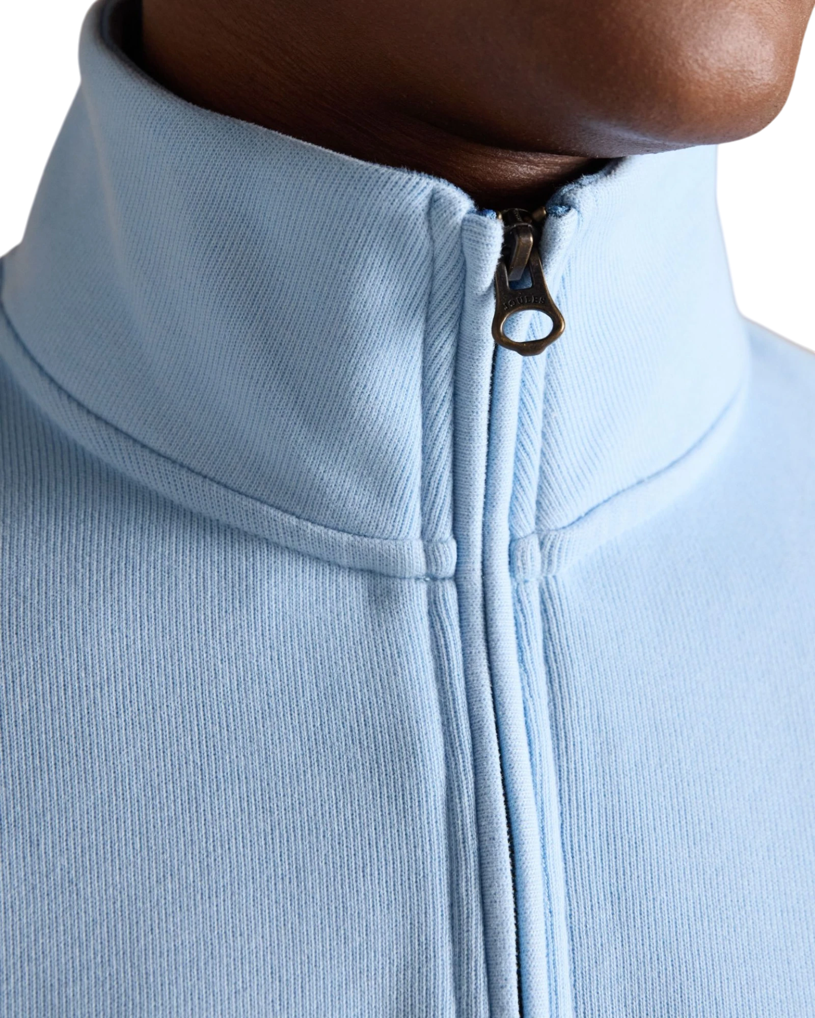 Alistair Quarter Zip Jumper - Blue