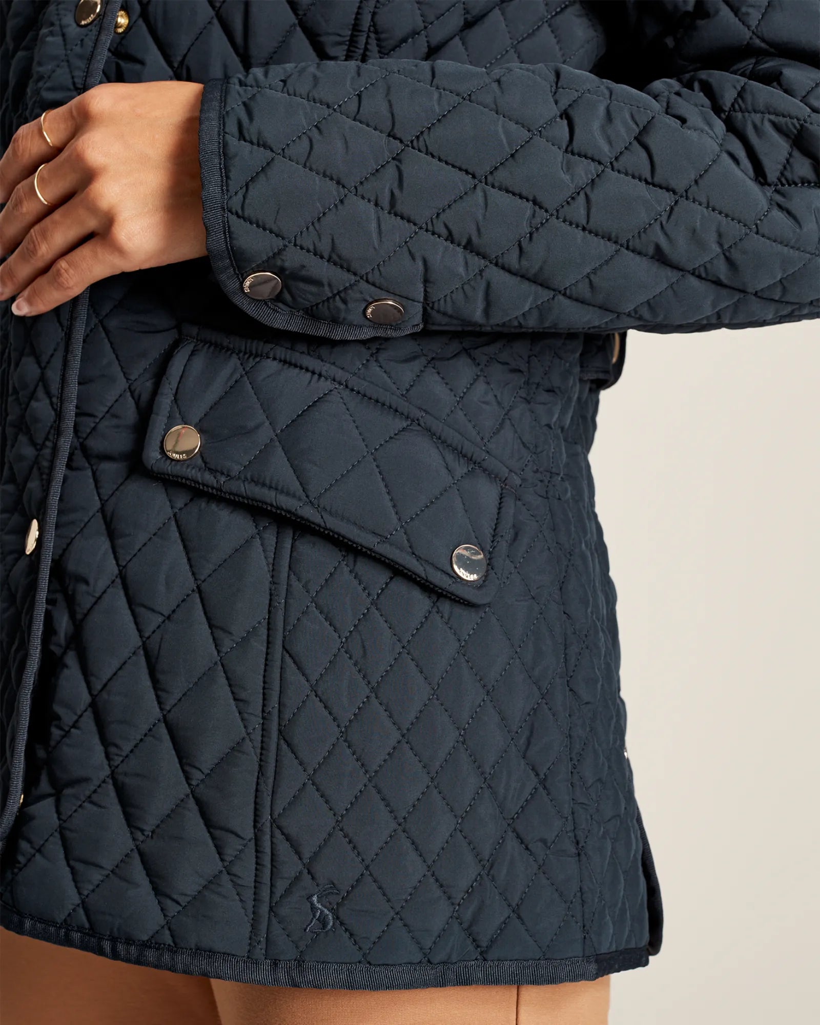 Allendale Navy Quilted Jacket