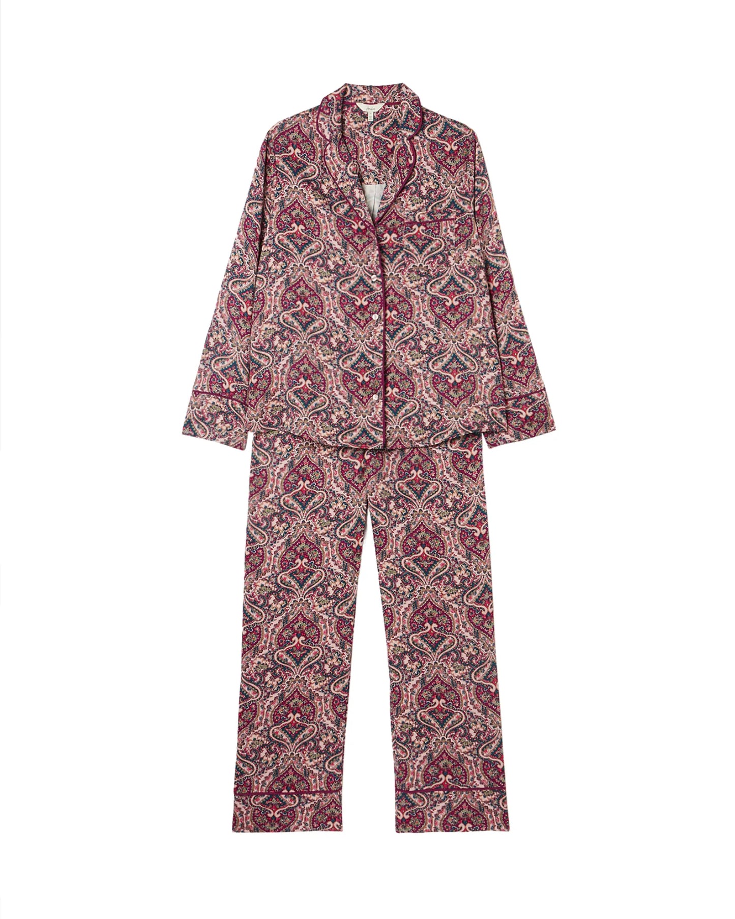 Alma Pyjama Set - Paisley Pink