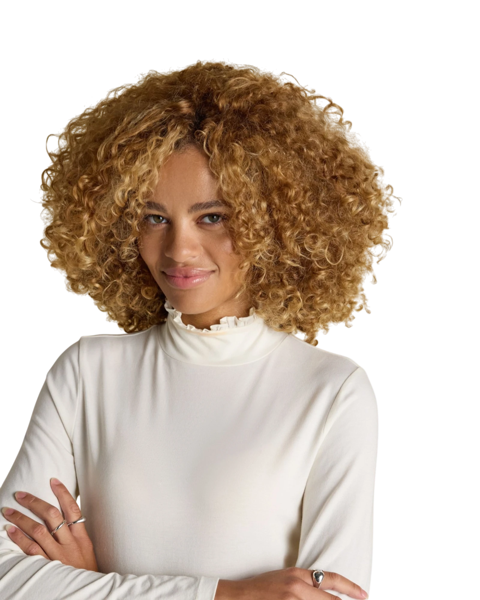 Amy Long Sleeve Top - Cream
