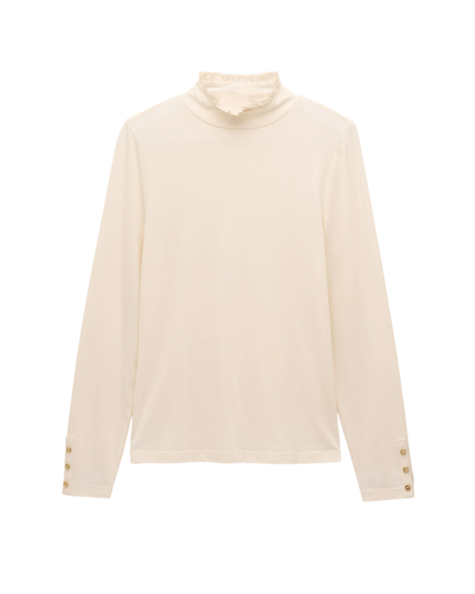 Amy Long Sleeve Top - Cream