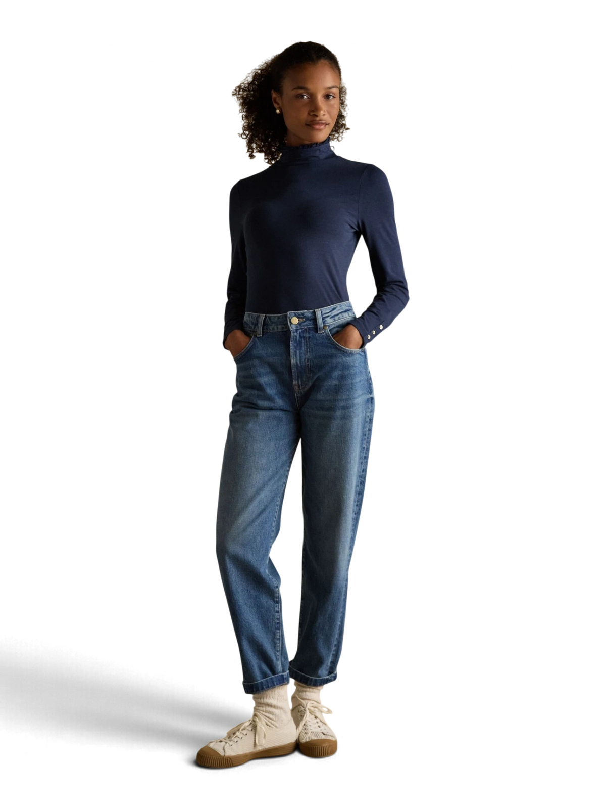 Amy Top - Navy