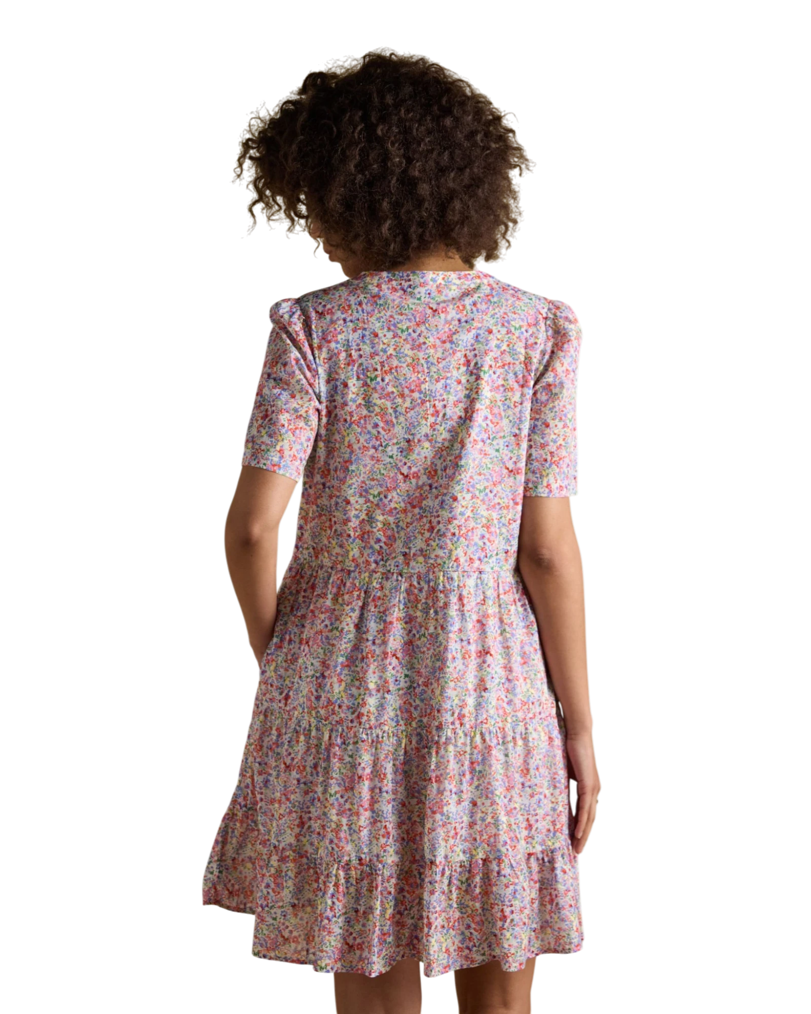 Ariella Dress - Pink Ditsy