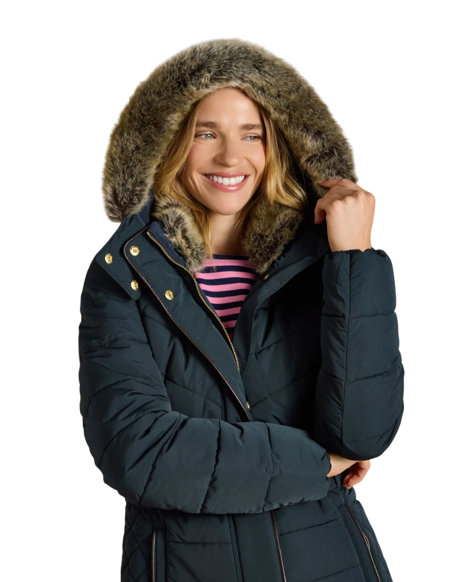 Aspen Coat - Navy