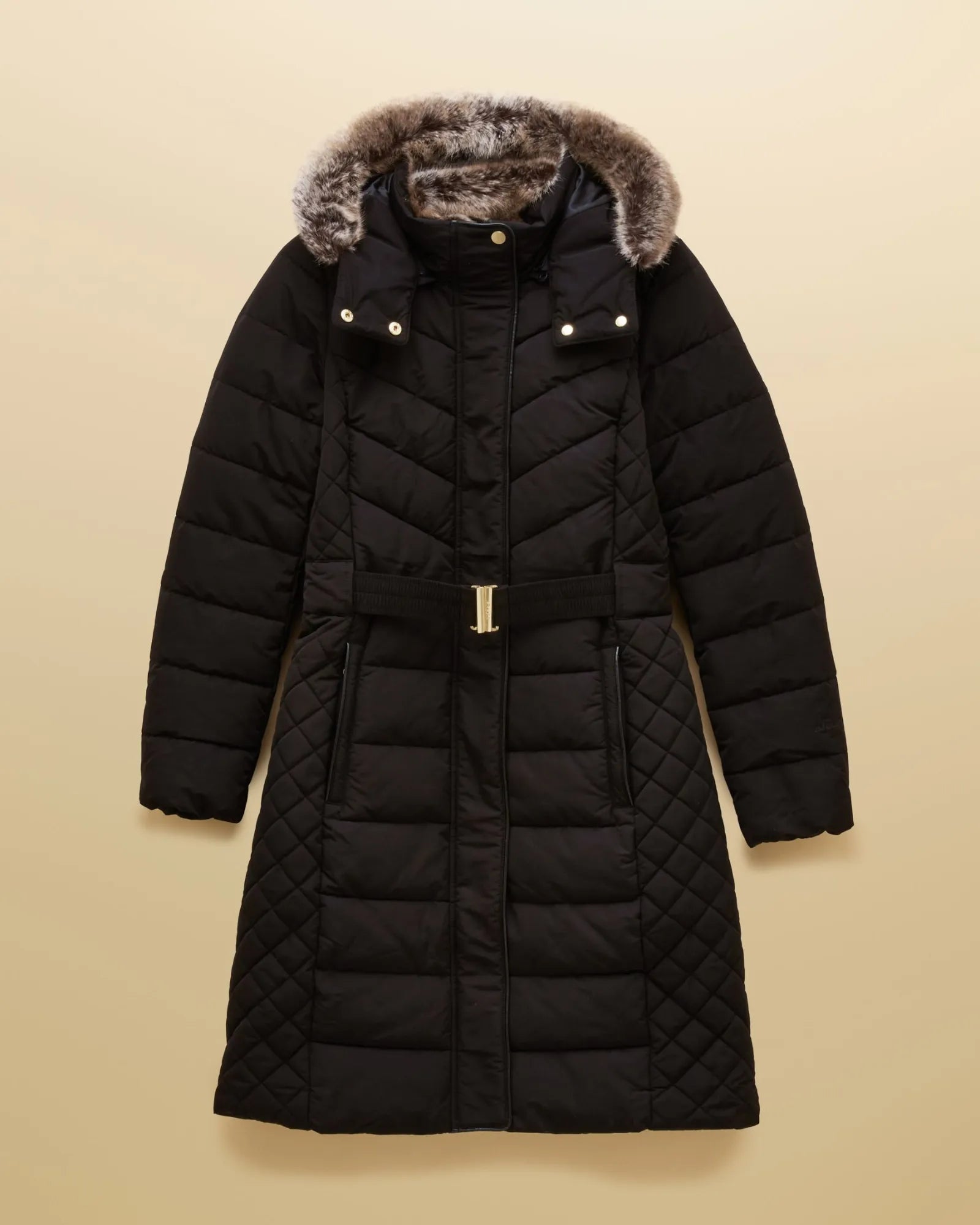 Aspen Long Coat - Black