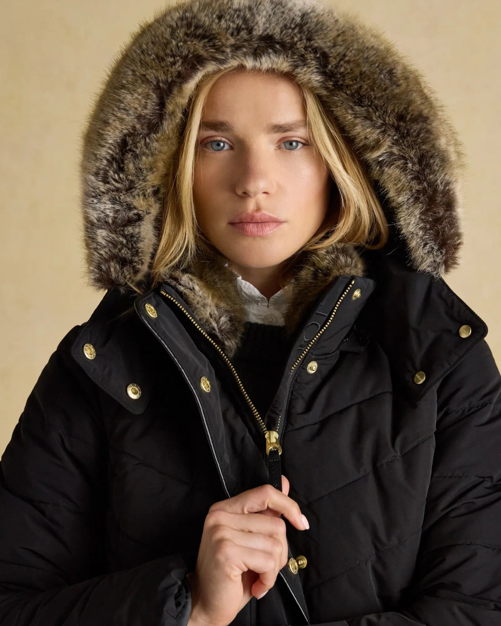 Aspen Long Coat - Black