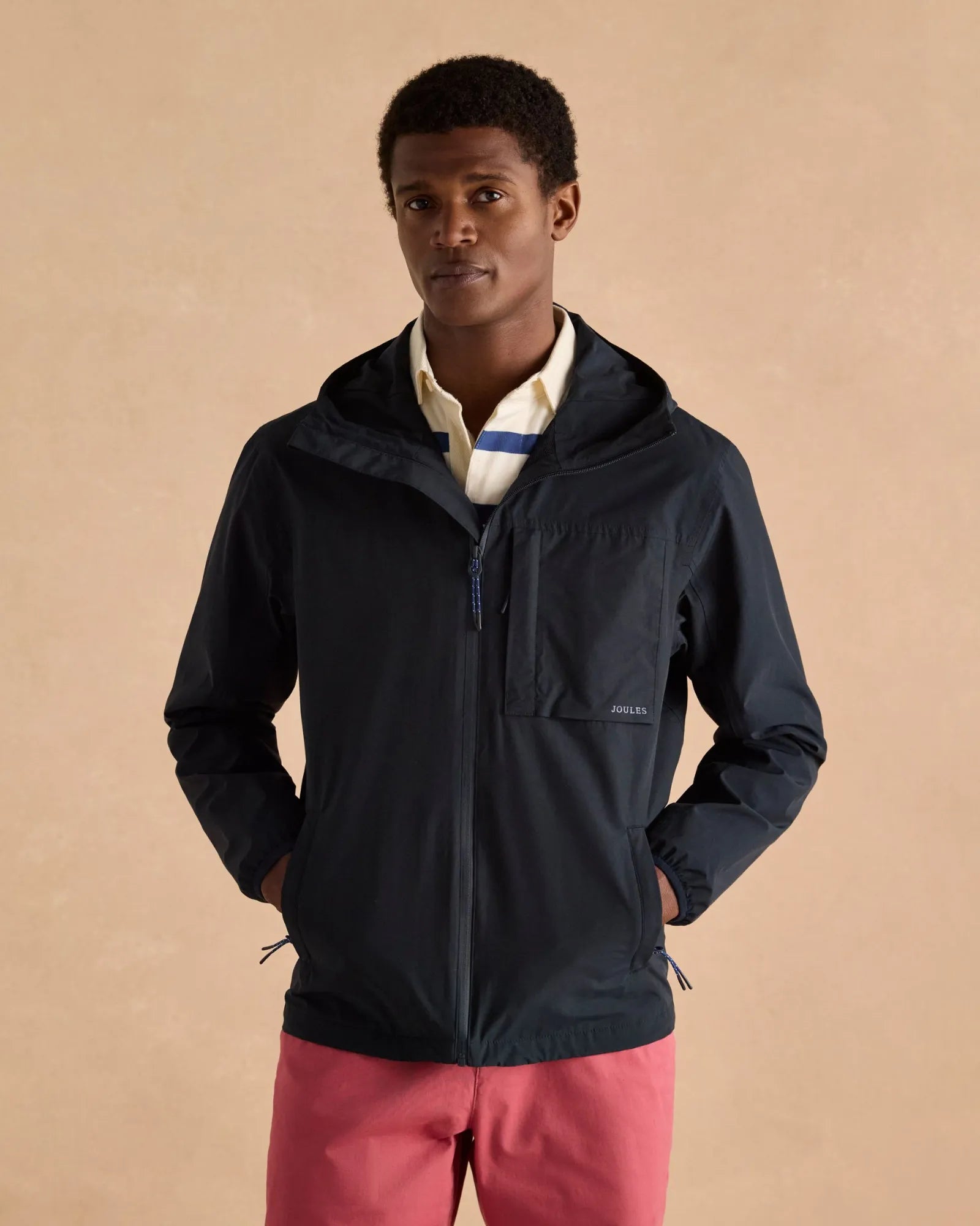 Ayston Coat - Navy Blue