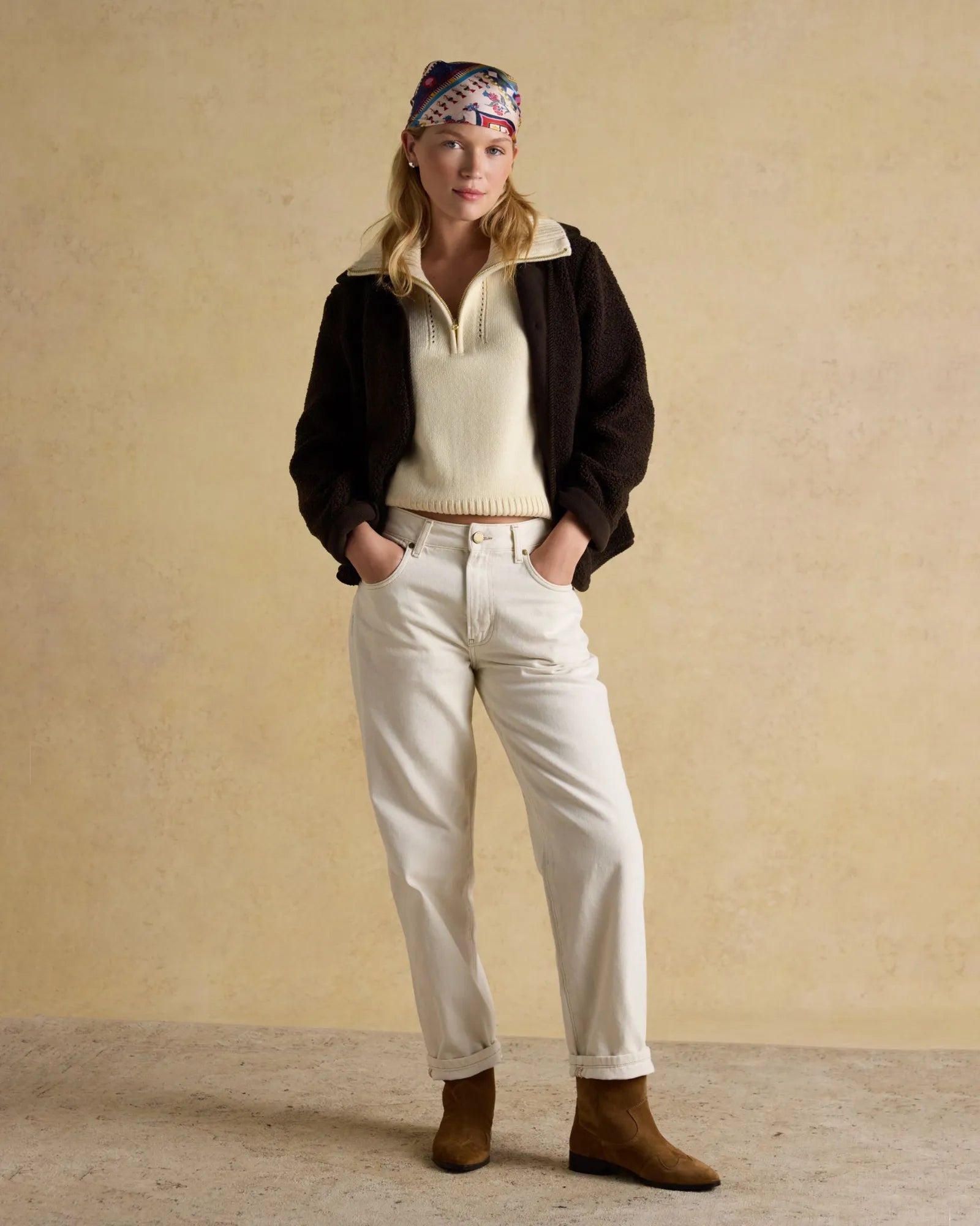 Bloomfield Scarf - Navy