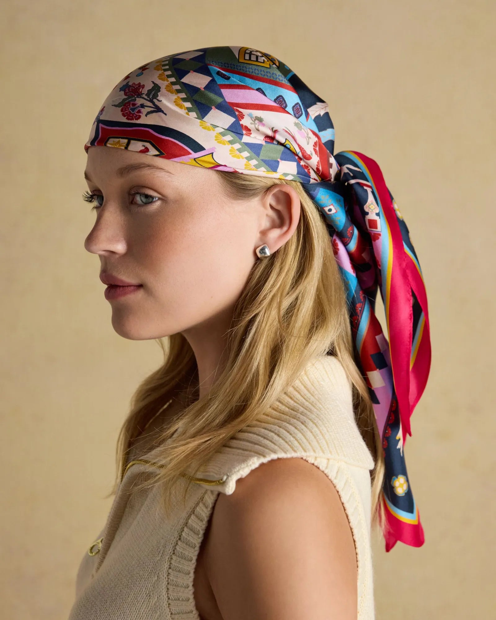 Bloomfield Scarf - Navy