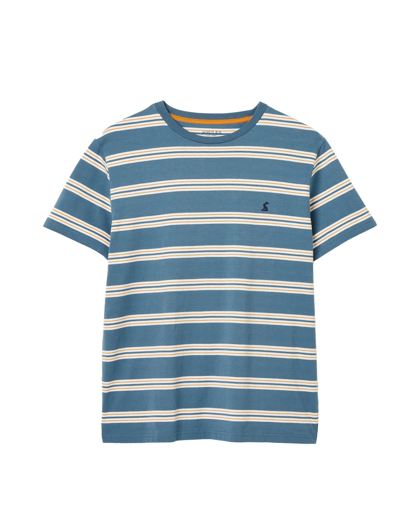 Boathouse Striped T-Shirt - Blue Gold Stripe