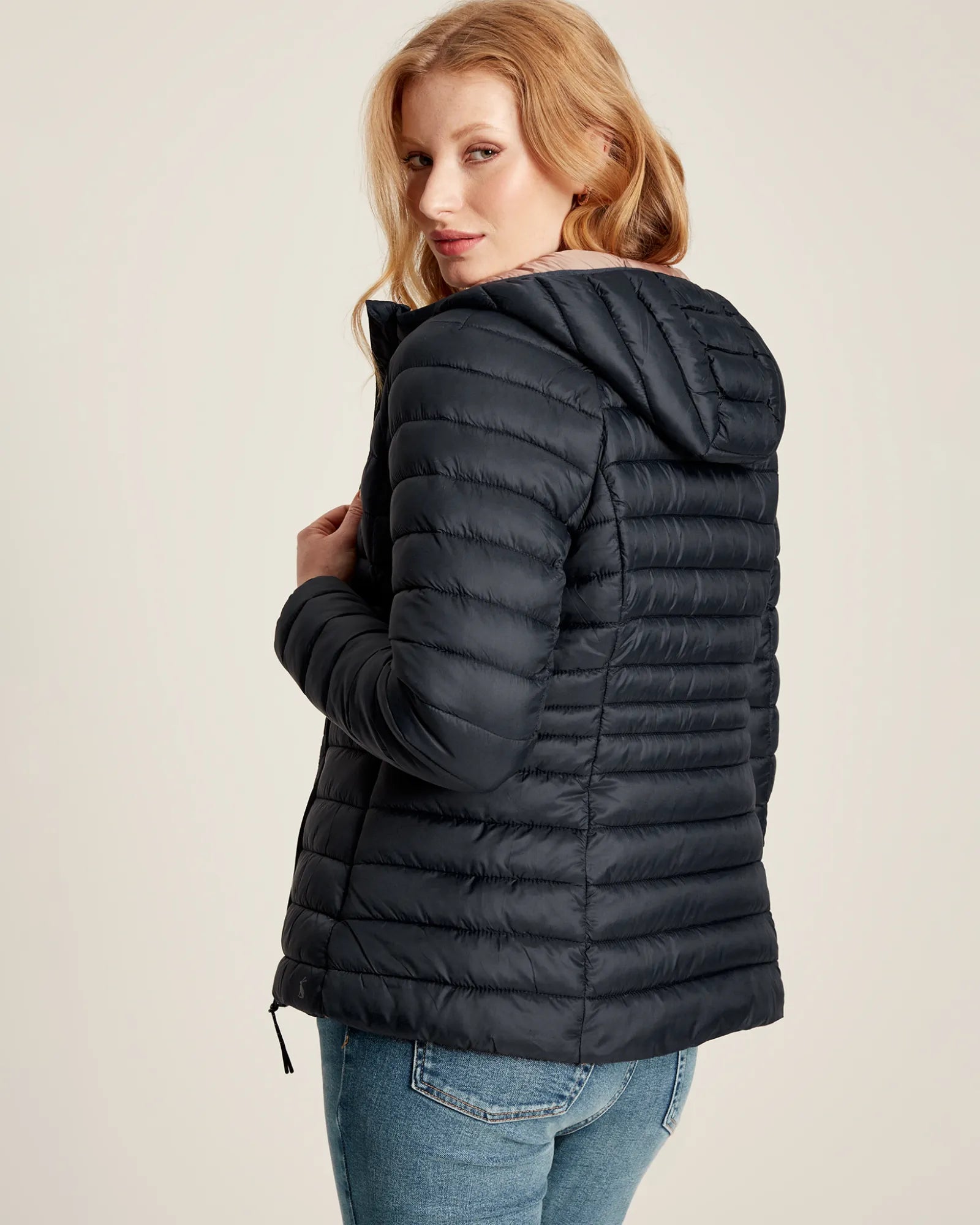 Bramley Navy Showerproof Packable Padded Jacket