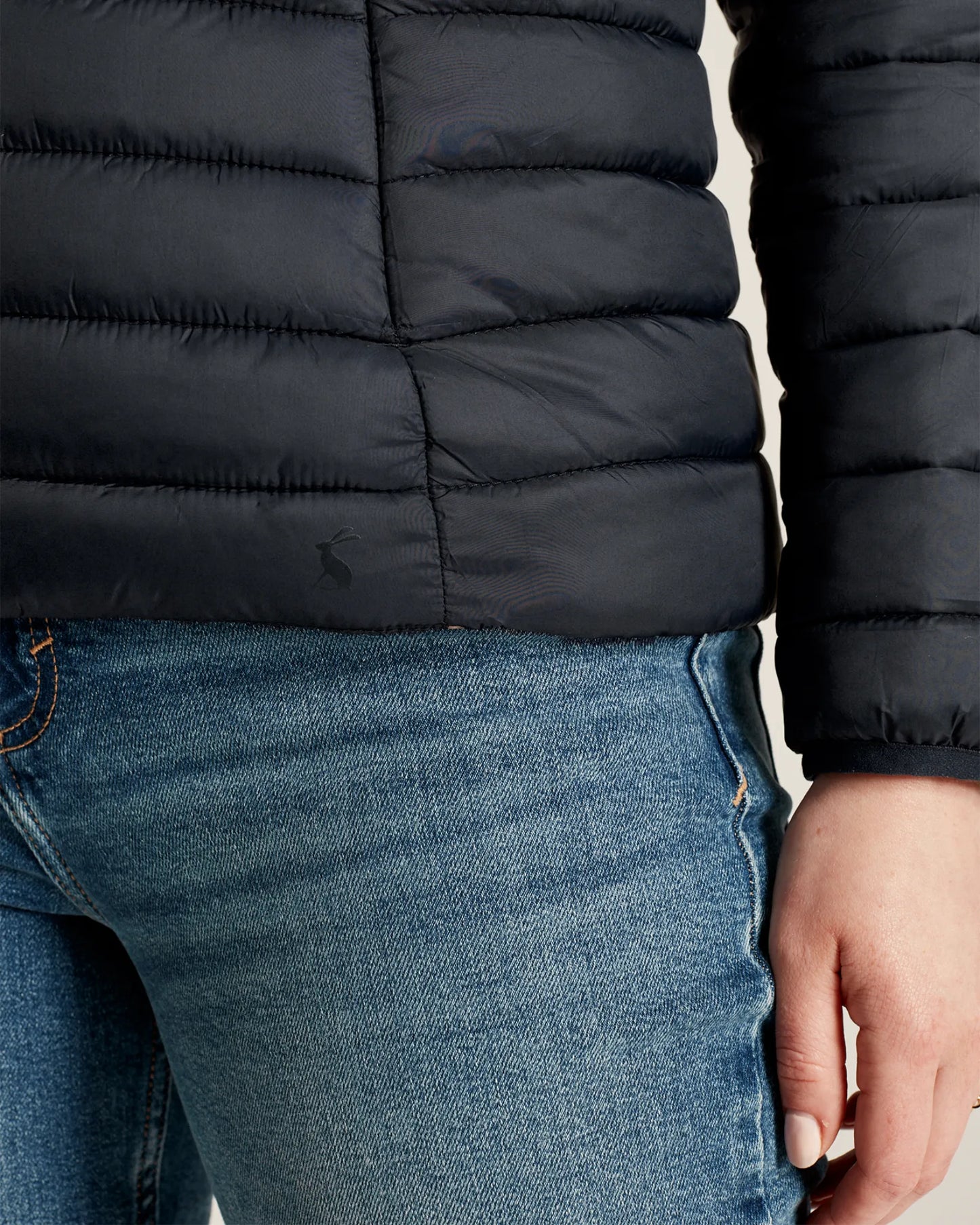 Bramley Navy Showerproof Packable Padded Jacket