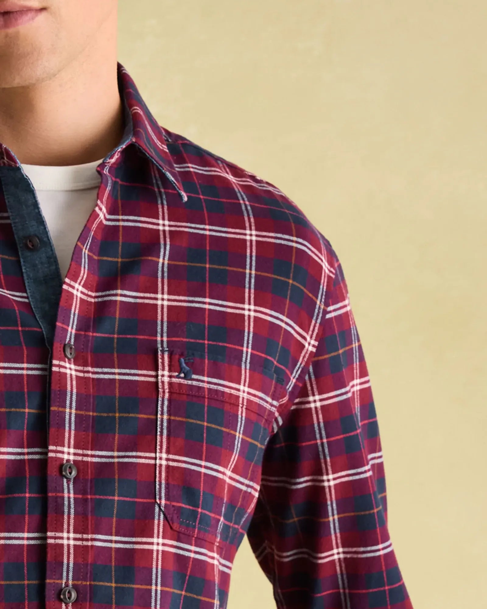 Buchanan Red Soft Brushed Cotton Check Shirt