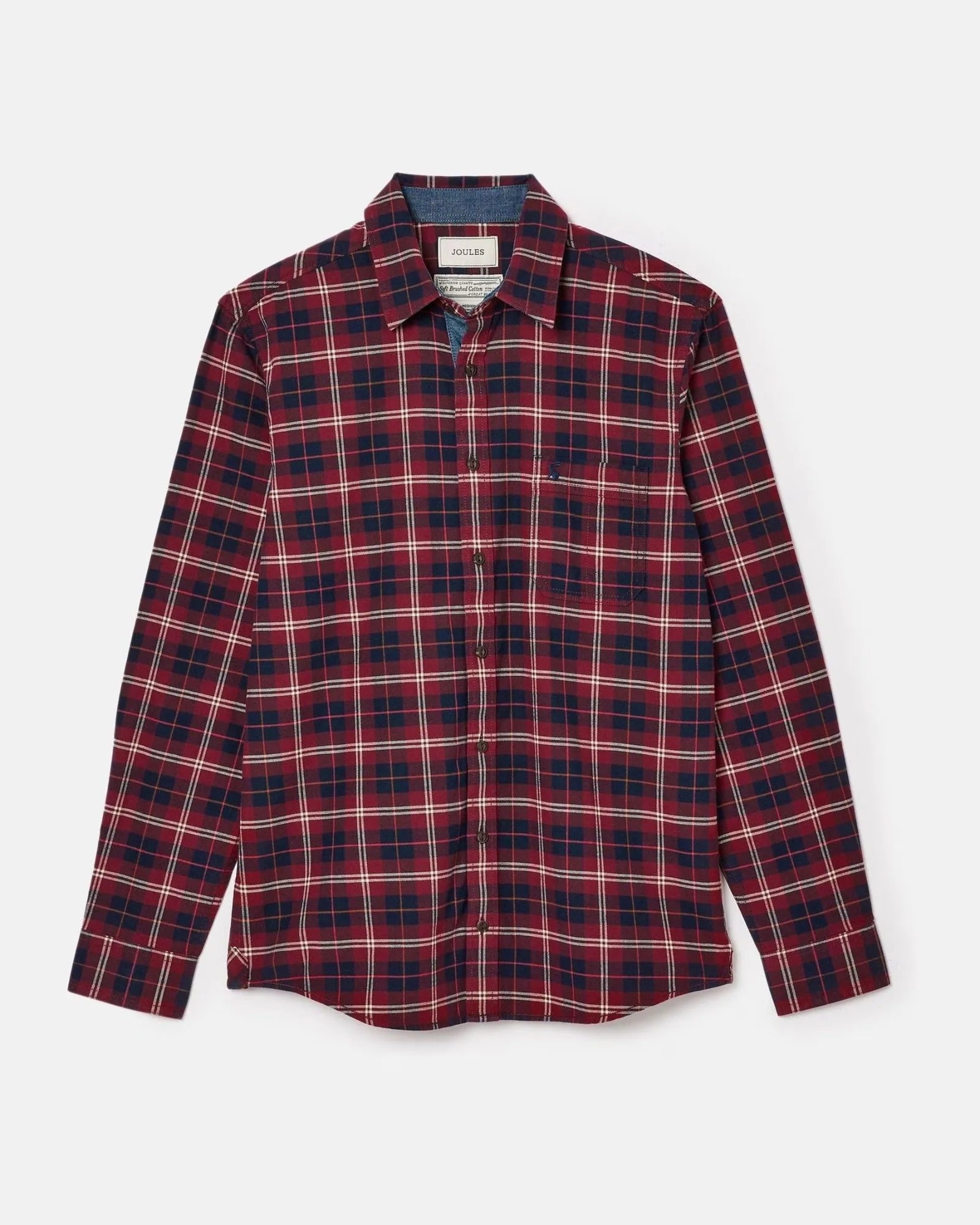 Buchanan Red Soft Brushed Cotton Check Shirt