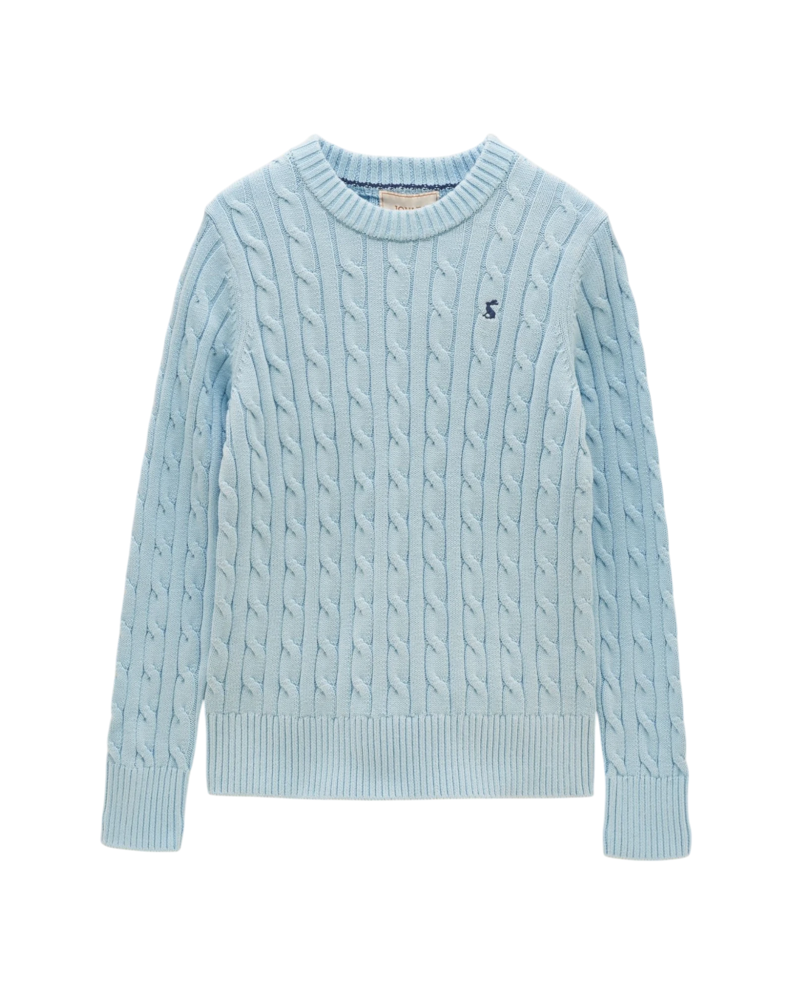 Cable Knit Jumper - Light Blue