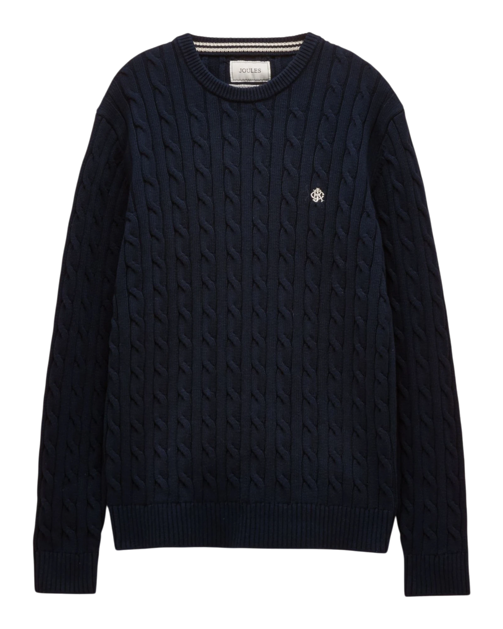 Cable Knit Jumper - Navy