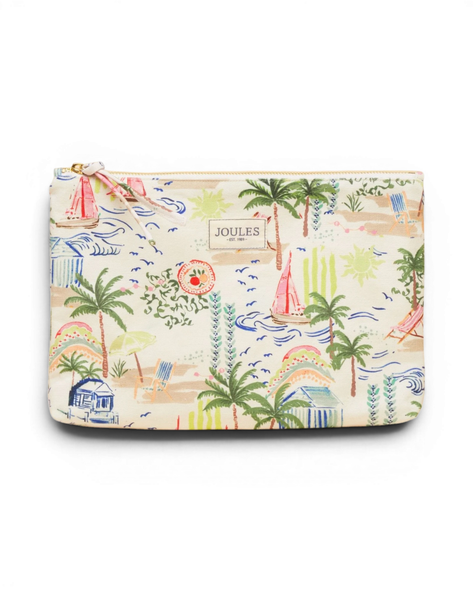 Carrywell Pouch - White Coastal Scene