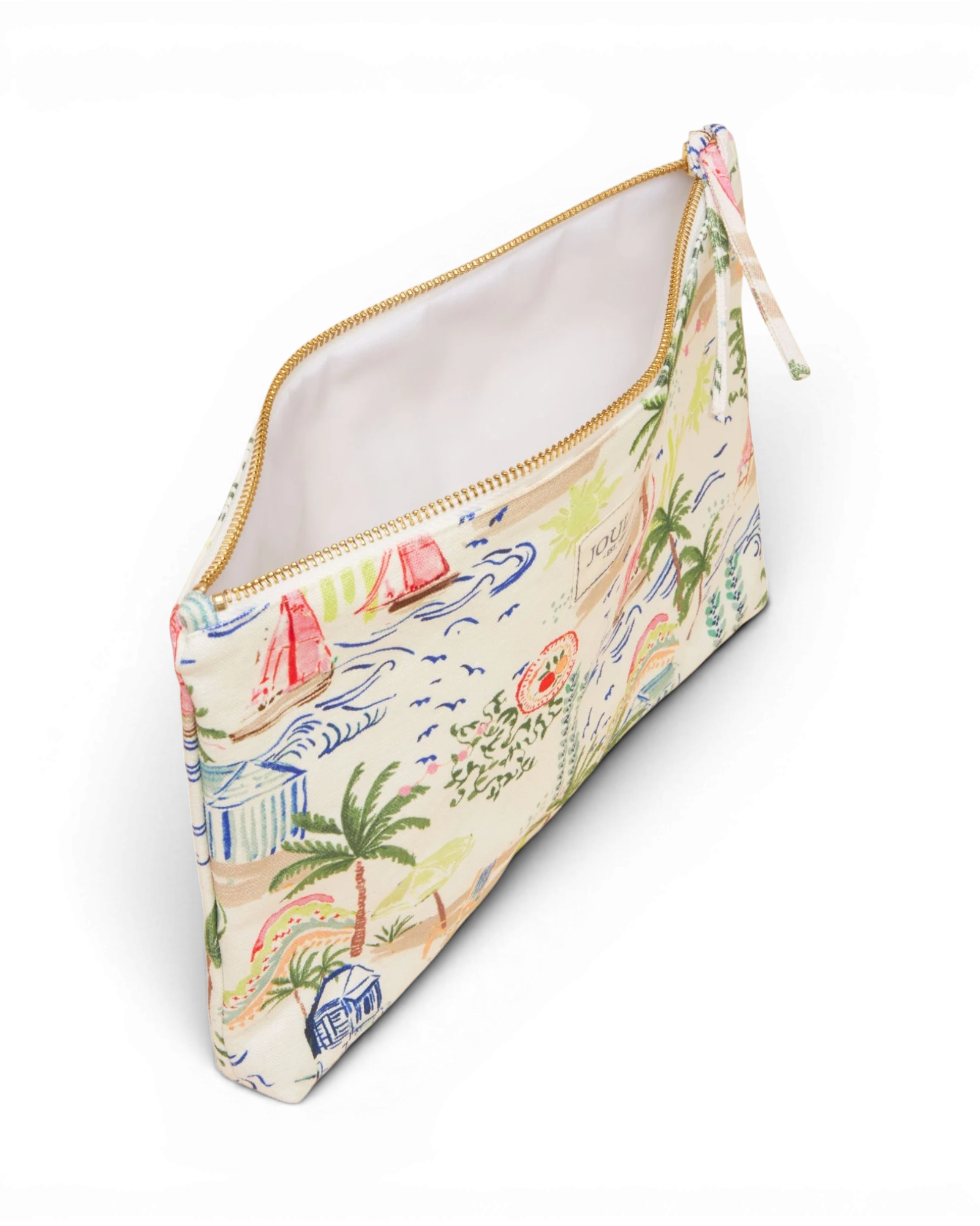 Carrywell Pouch - White Coastal Scene