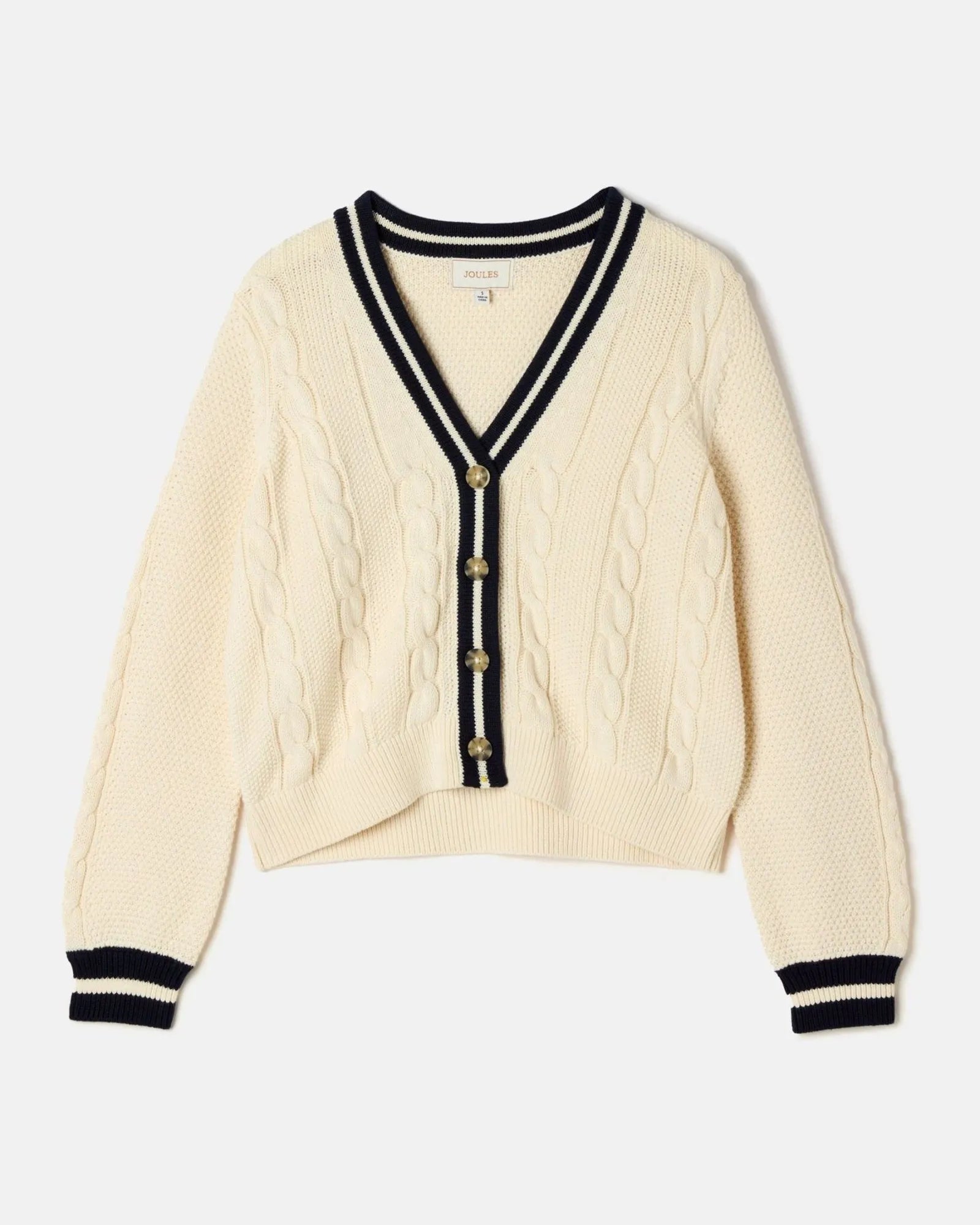 Centre Court Cardigan - Cream