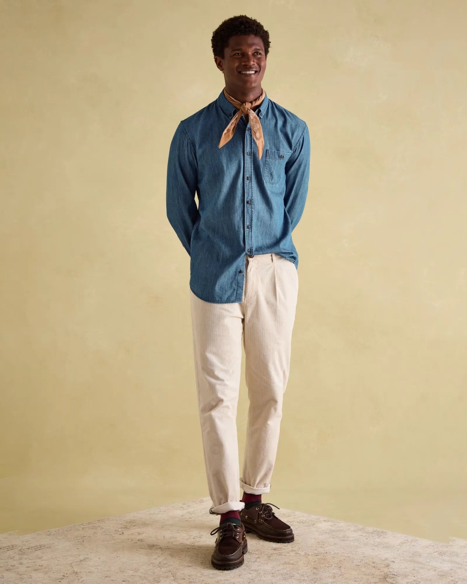 Chambray Blue Classic Fit Shirt