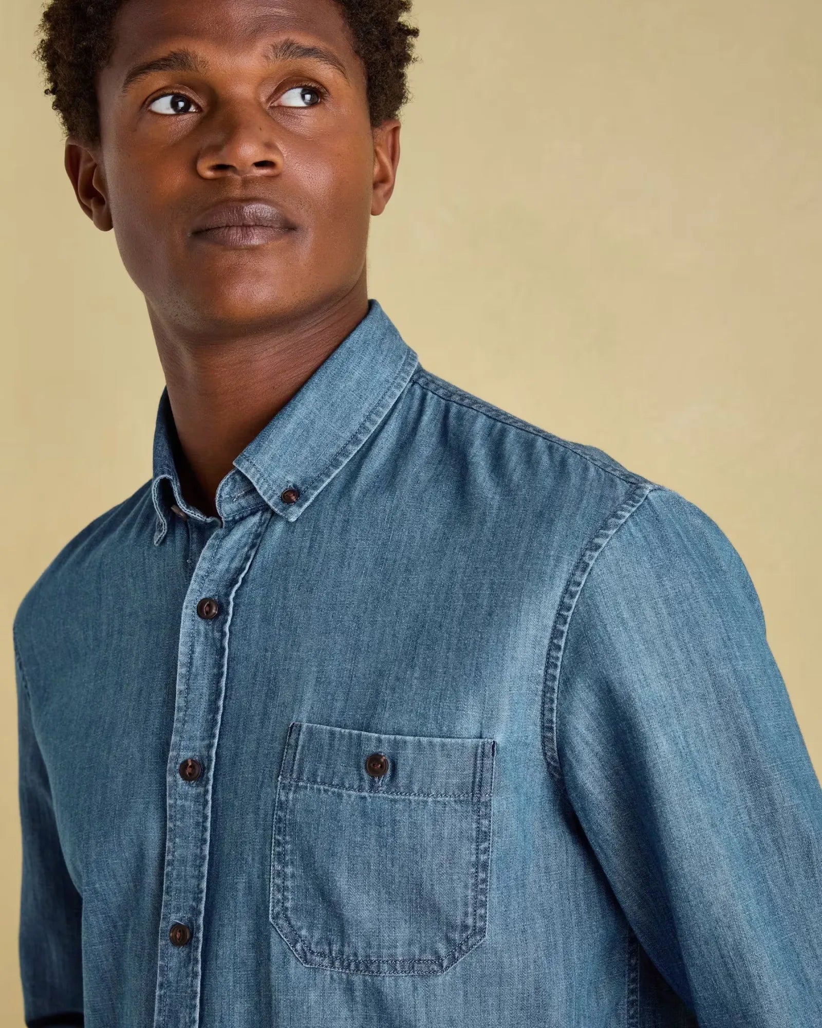 Chambray Blue Classic Fit Shirt