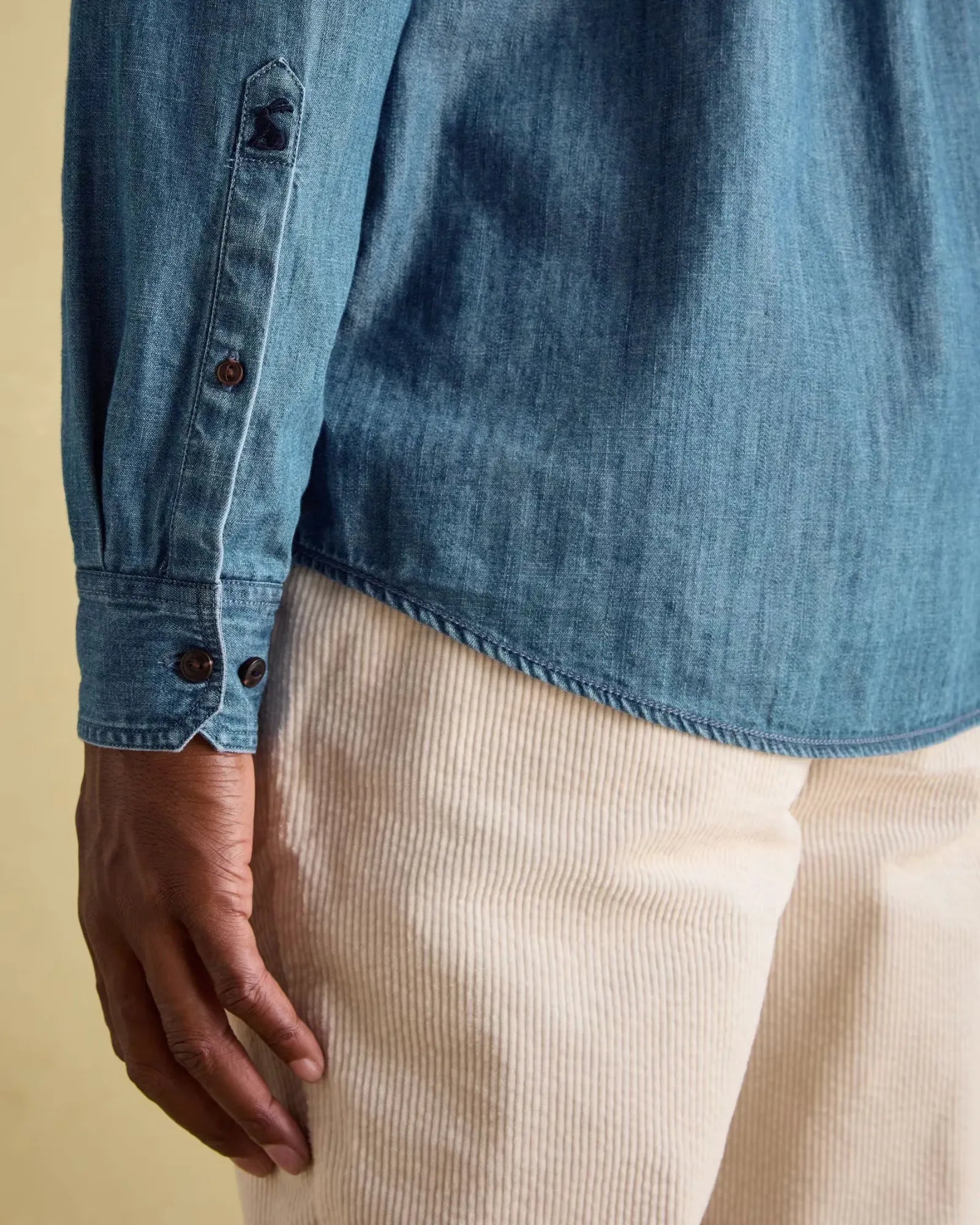 Chambray Blue Classic Fit Shirt