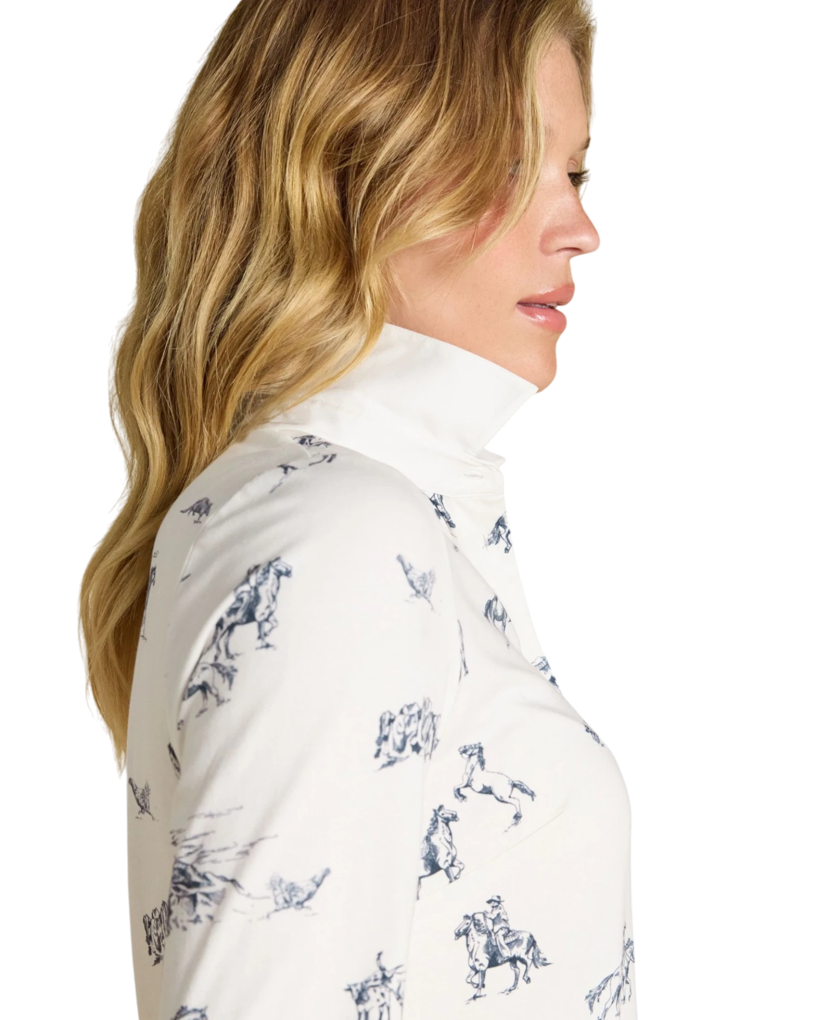Charlotte Shirt - White Western