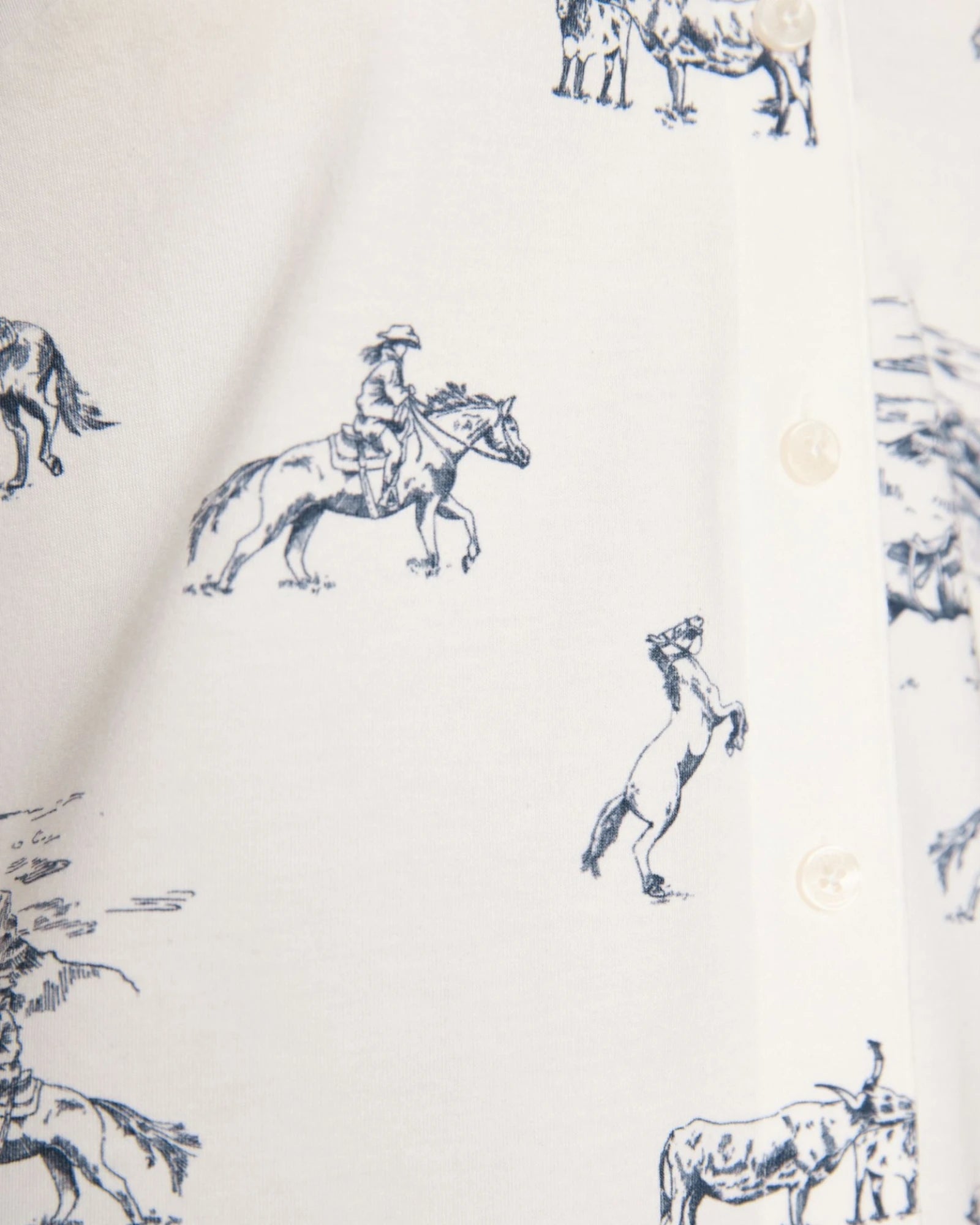 Charlotte Shirt - White Western