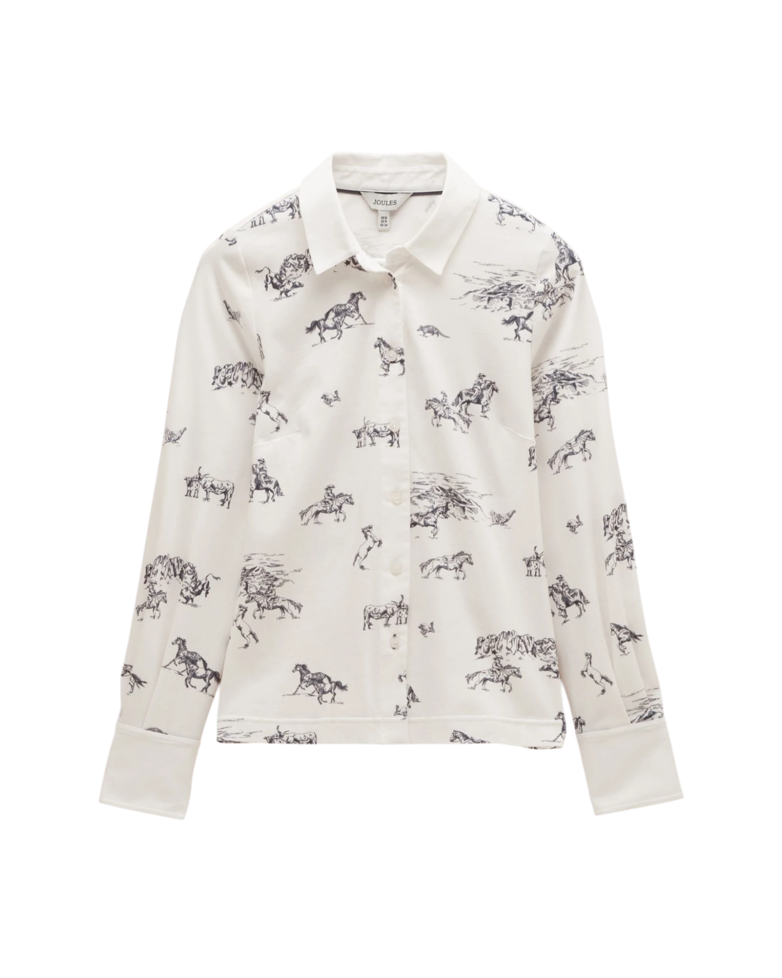 Charlotte Shirt - White Western