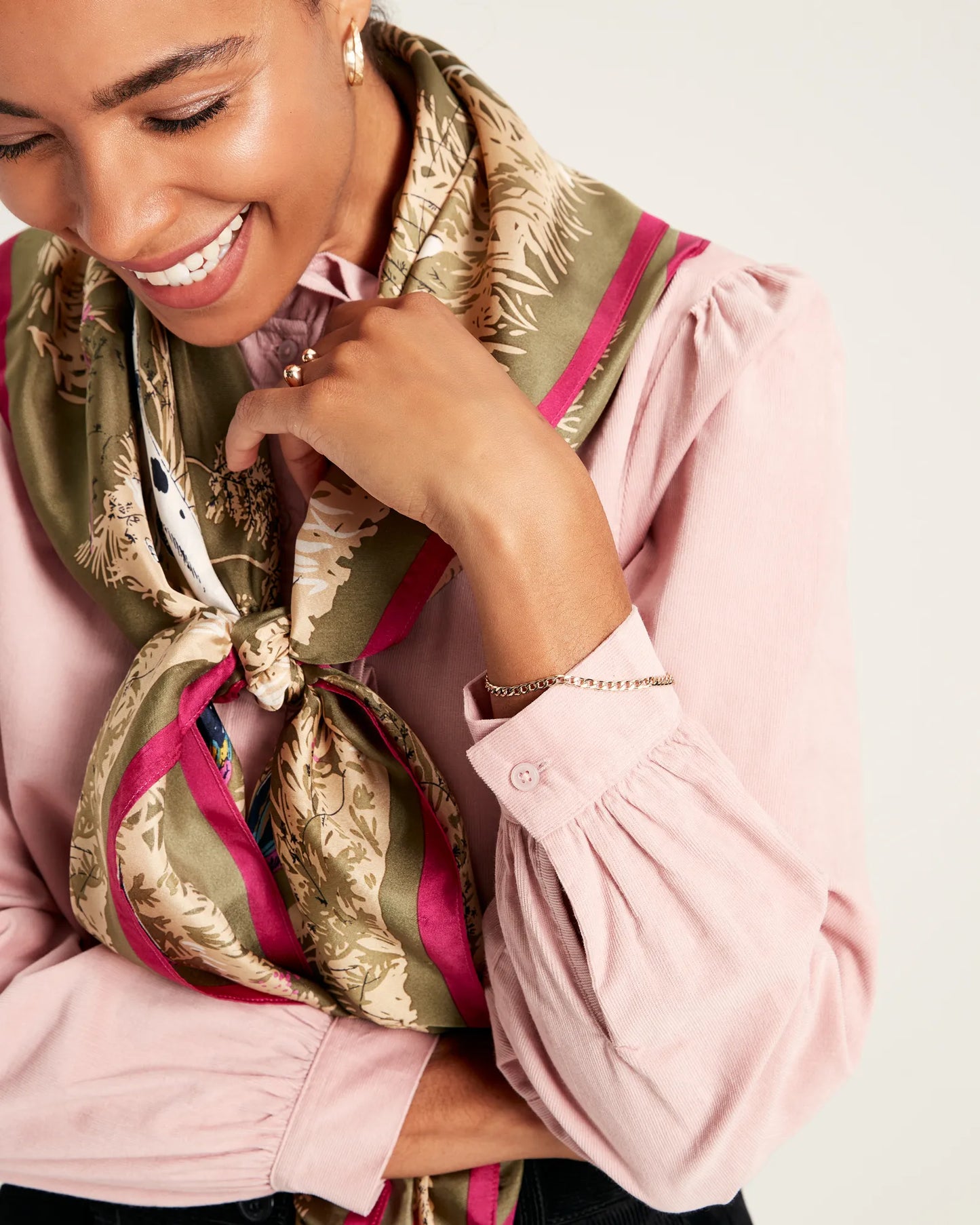 Colette Pink Cord Blouse