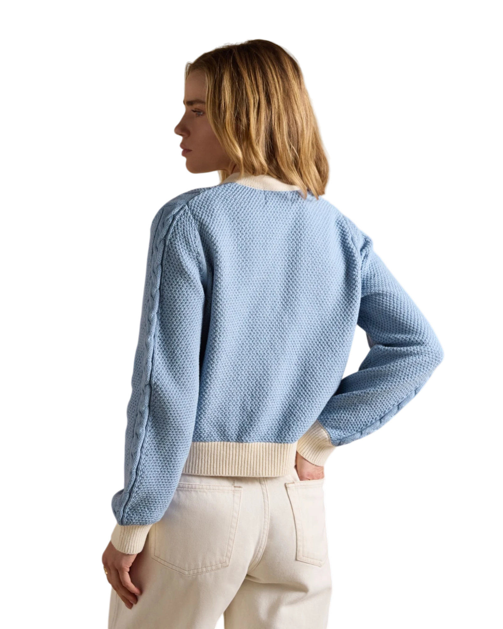 Court Cardigan - Blue