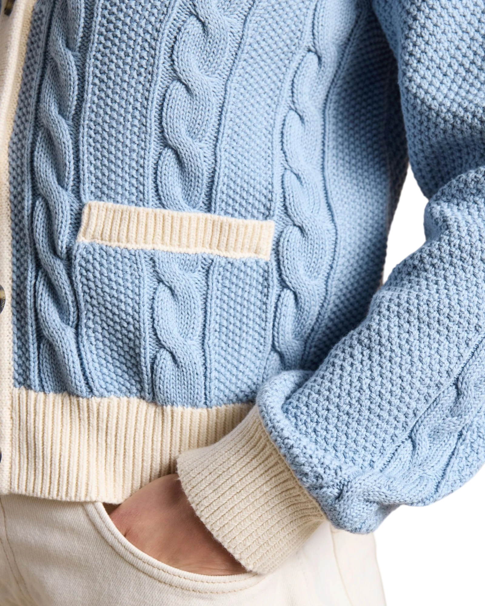 Court Cardigan - Blue