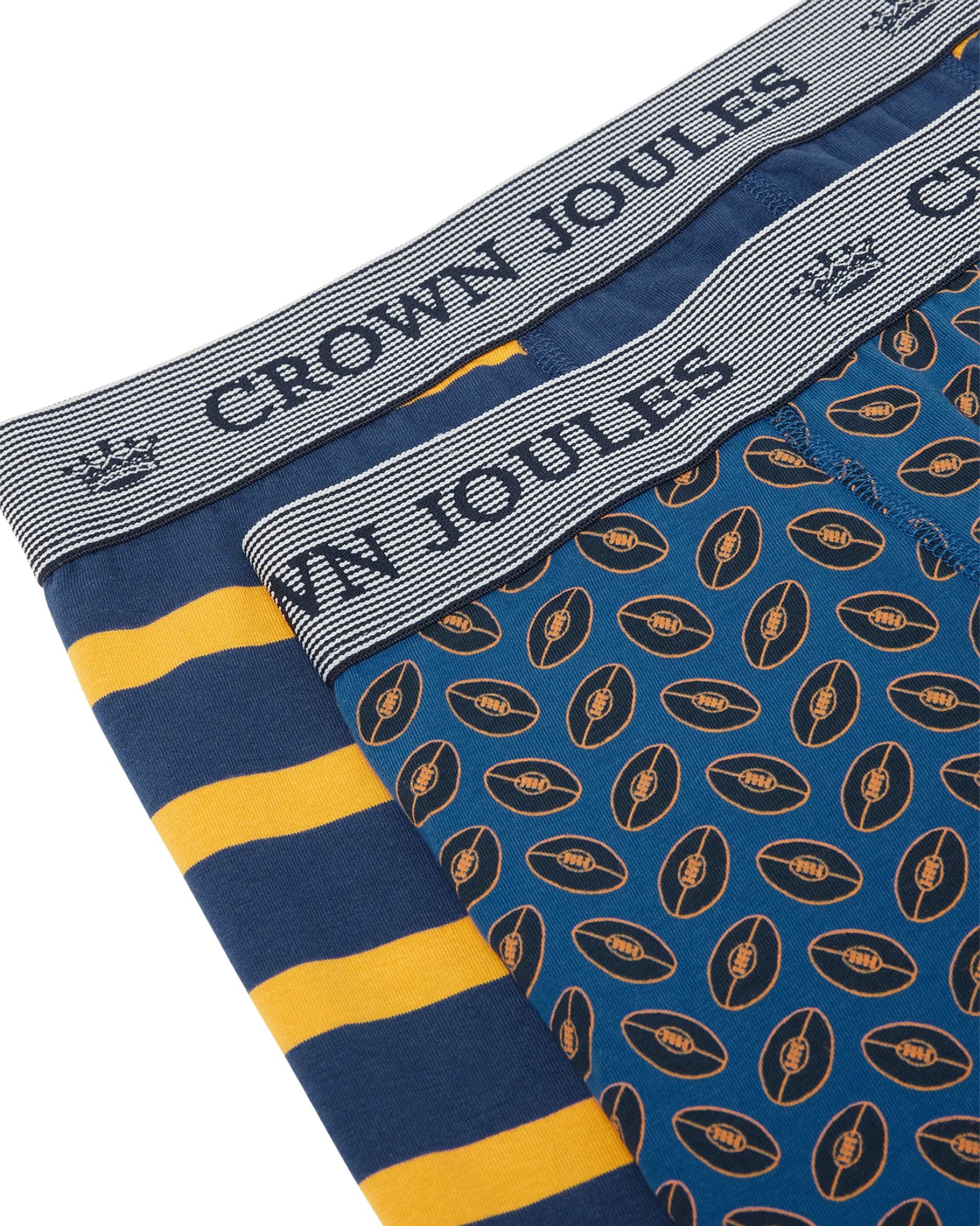 Crown Joules Boxer Shorts - Rugby Ball