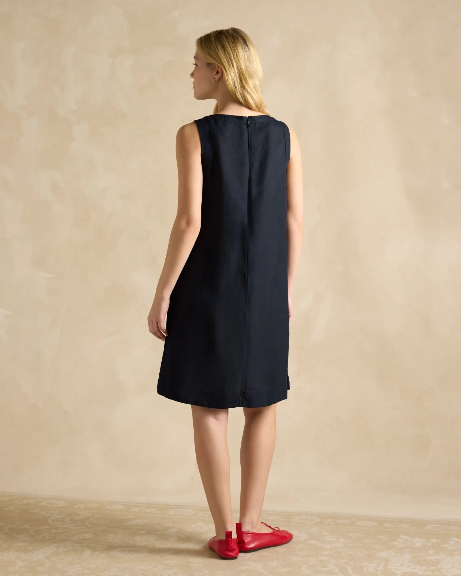 Delphine Dress - Navy