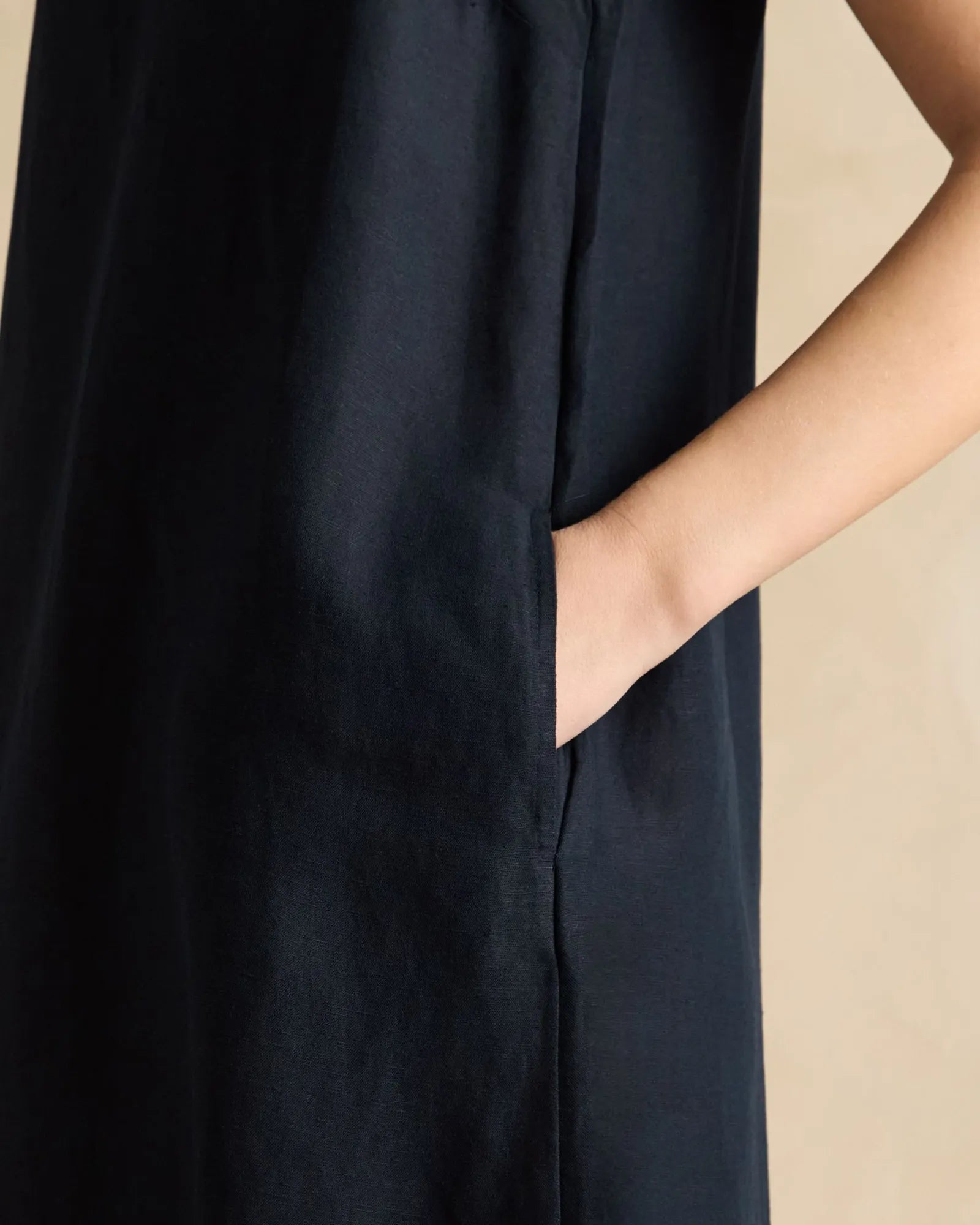 Delphine Dress - Navy
