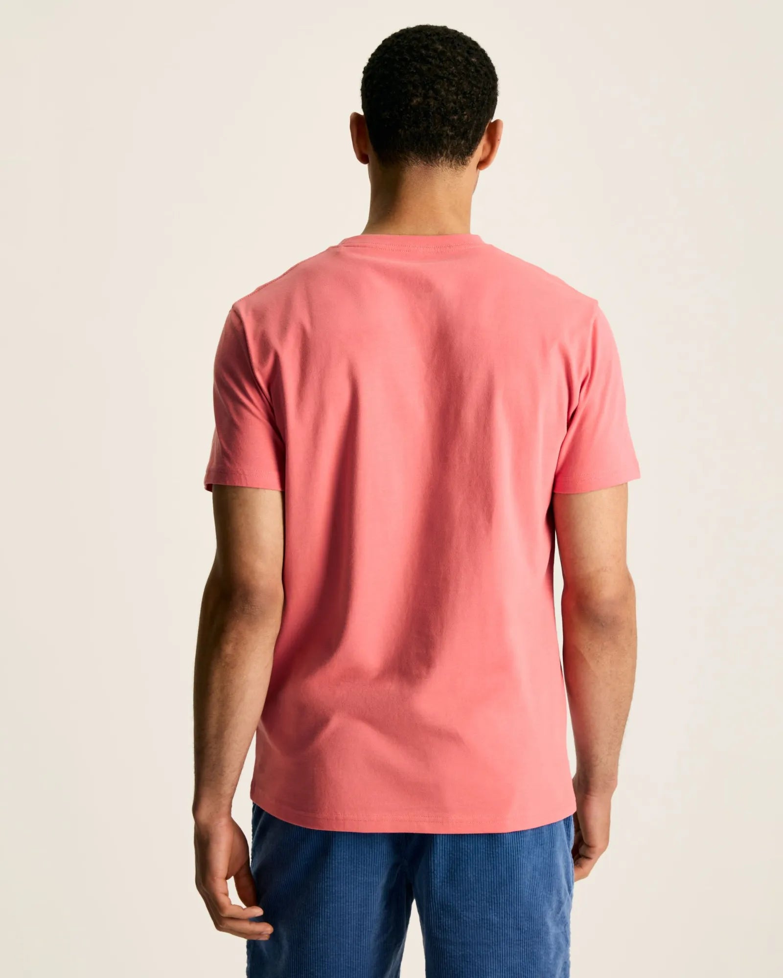 Denton Pink Jersey Crew Neck T-Shirt